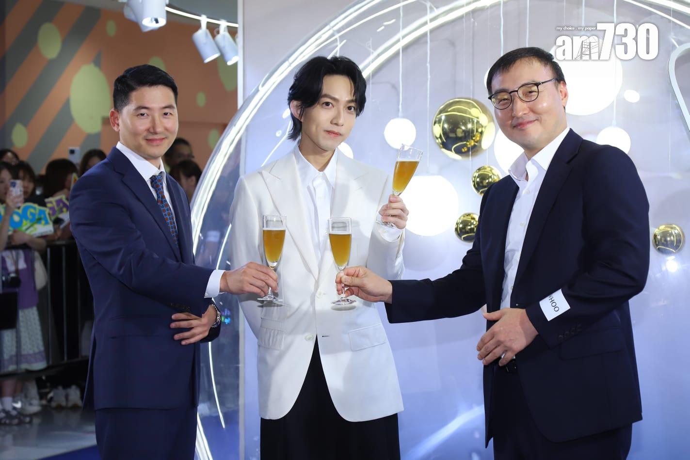 林宥嘉快閃來港兩日,出席品牌活動。(羅錦鴻攝)