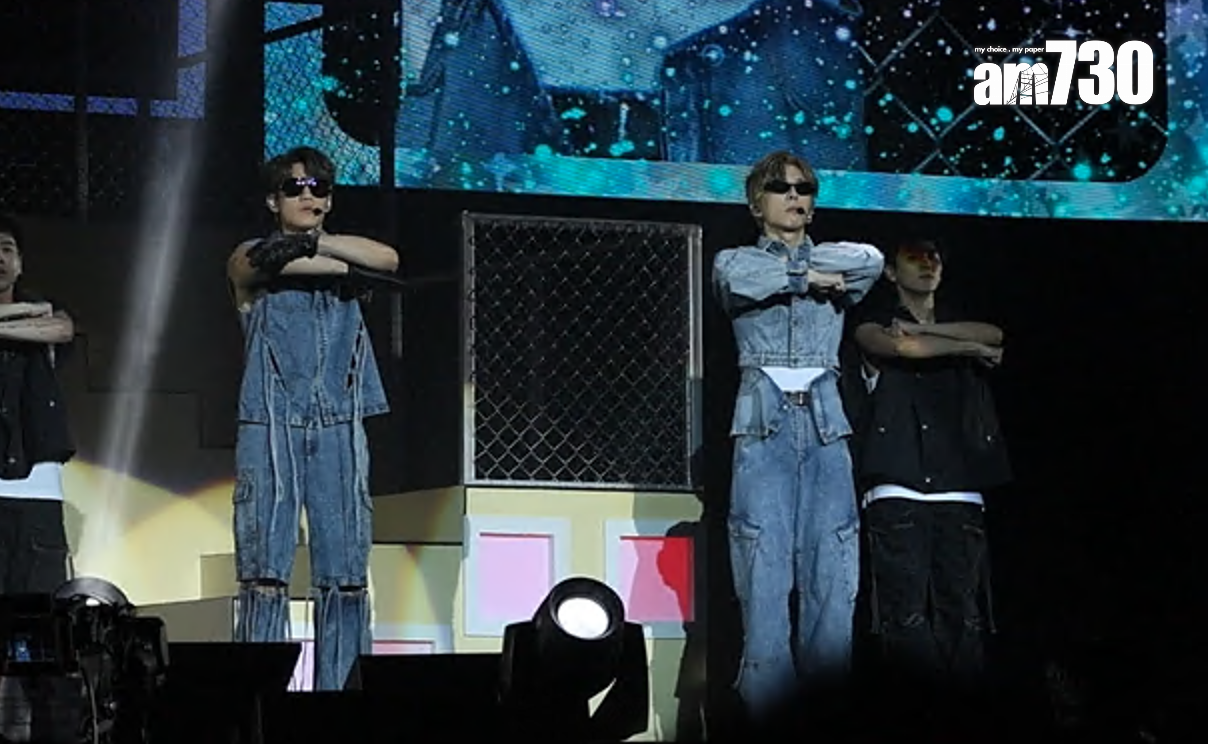 Edan和Jeffrey在拉闊音樂會跳唱《唱這歌》、《今期流行》和《眼睛想旅行》。