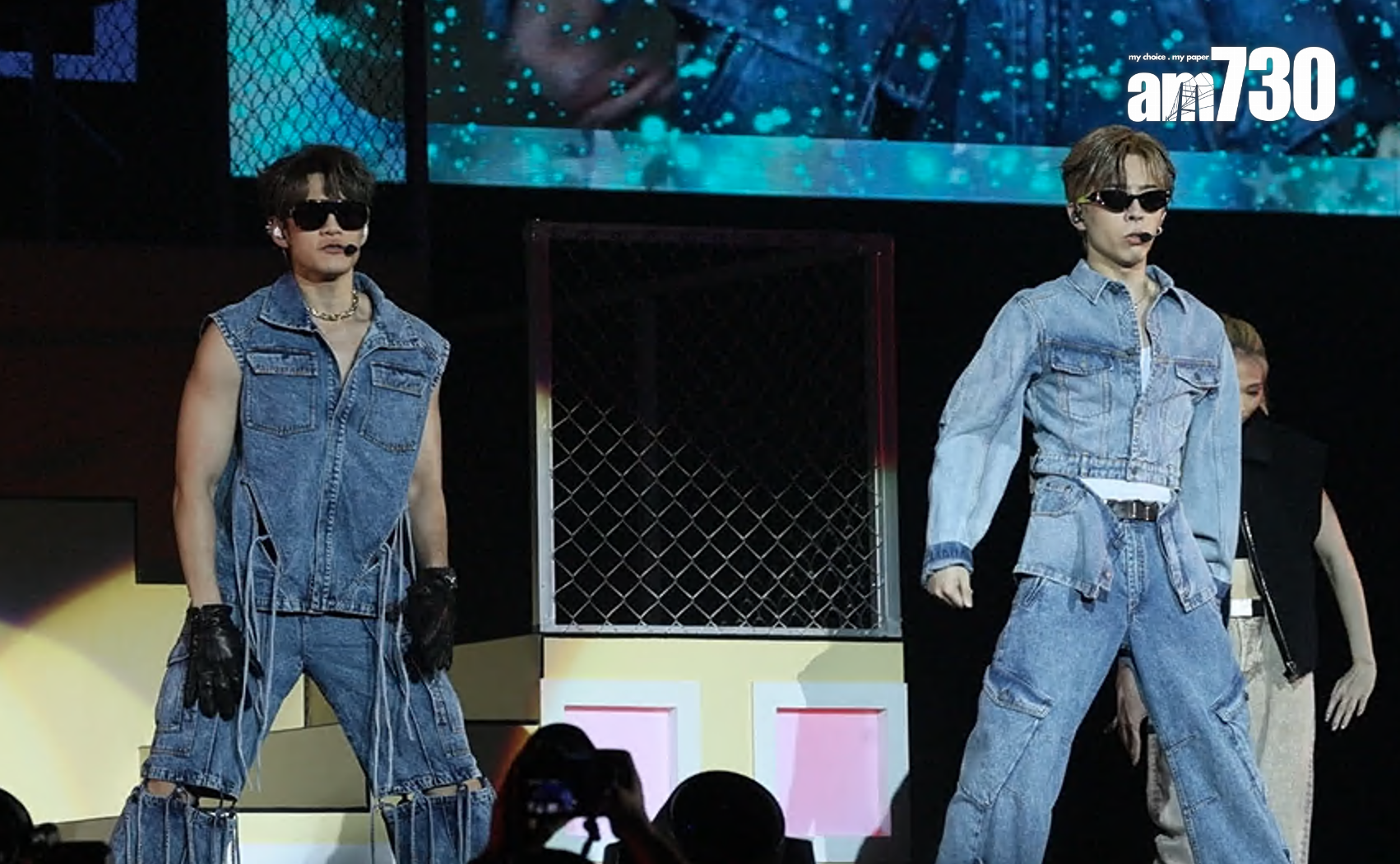 Edan和Jeffrey在拉闊音樂會跳唱《唱這歌》、《今期流行》和《眼睛想旅行》,場面爆笑。