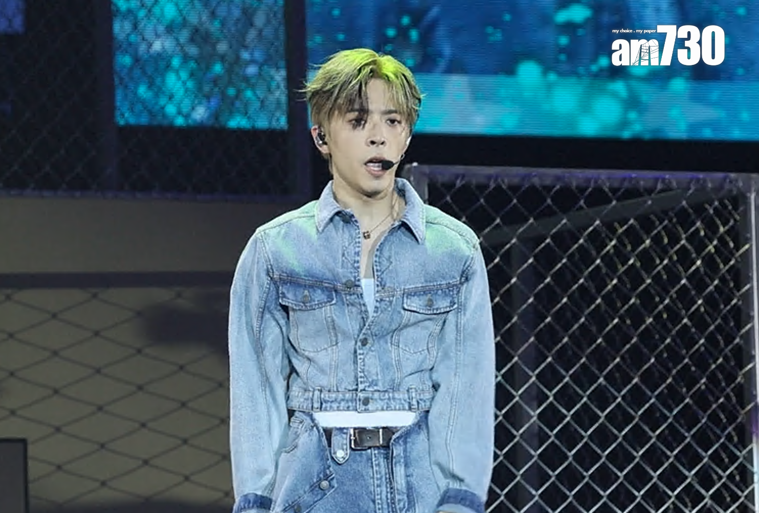 Edan同Jeffrey一齊跳唱《唱這歌》、《今期流行》、《眼睛想旅行》。(蘇文傑攝)