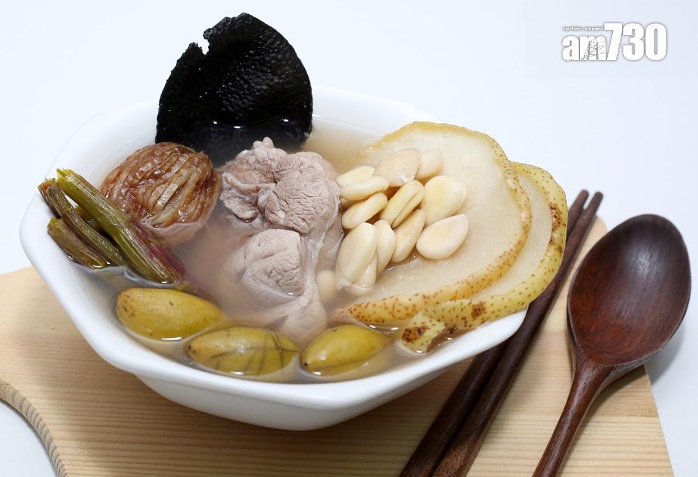 青欖鮮石斛梨乾瘦肉湯