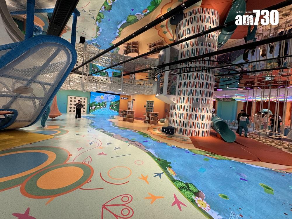 「童」樂坊全新開幕,亦有各種玩樂設備及工作坊。