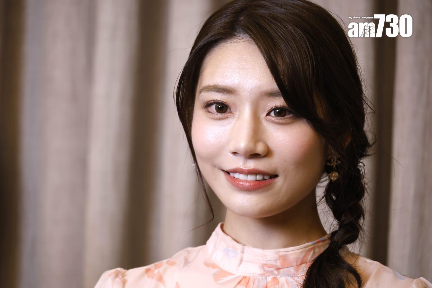 AV女神河北彩伽改名後首次來港舉辦香港見面會。 (林俊源攝)