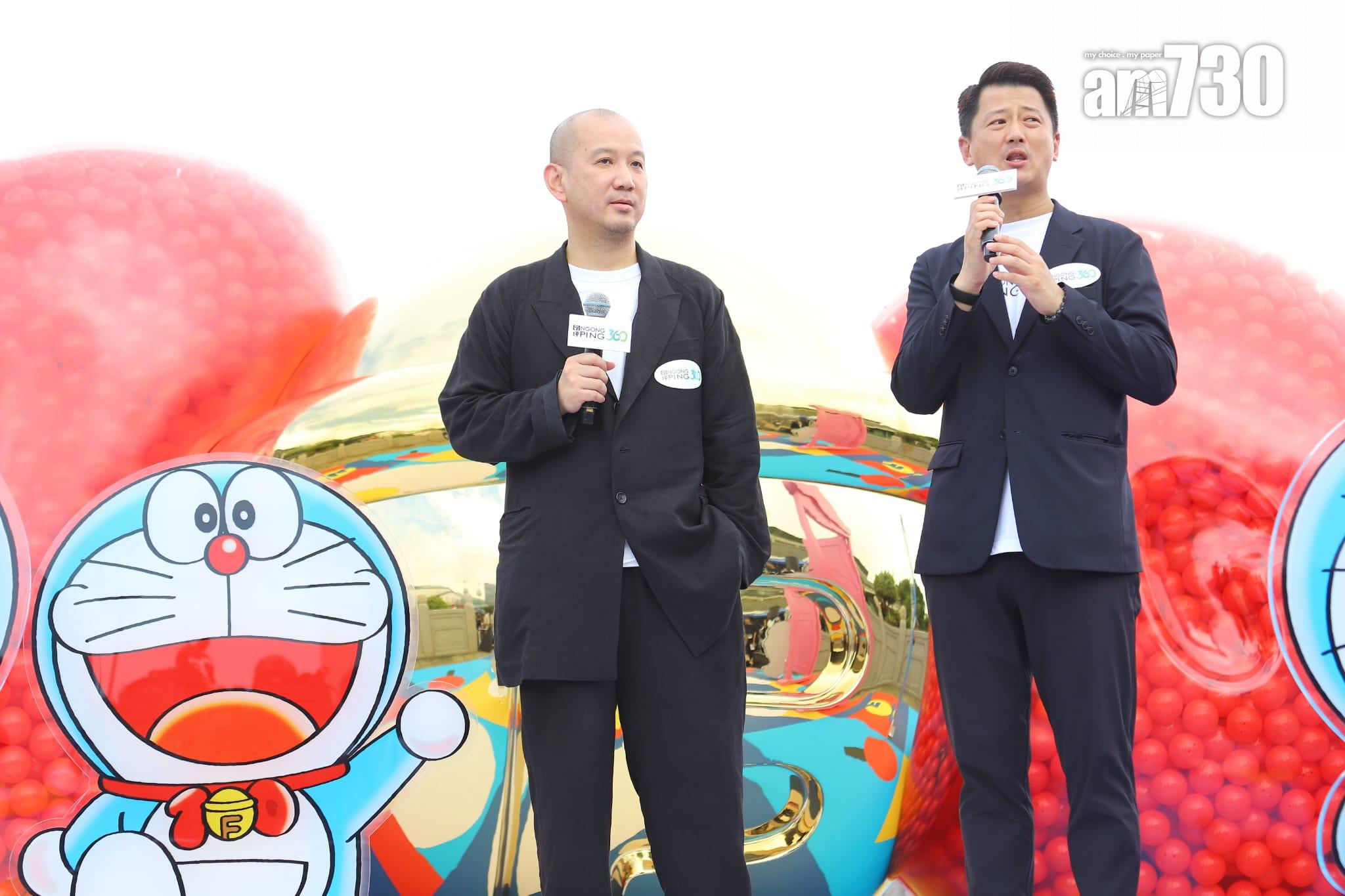 多啦A夢現身昂坪360 下月巡迴特展延長開放一周(羅錦鴻攝)