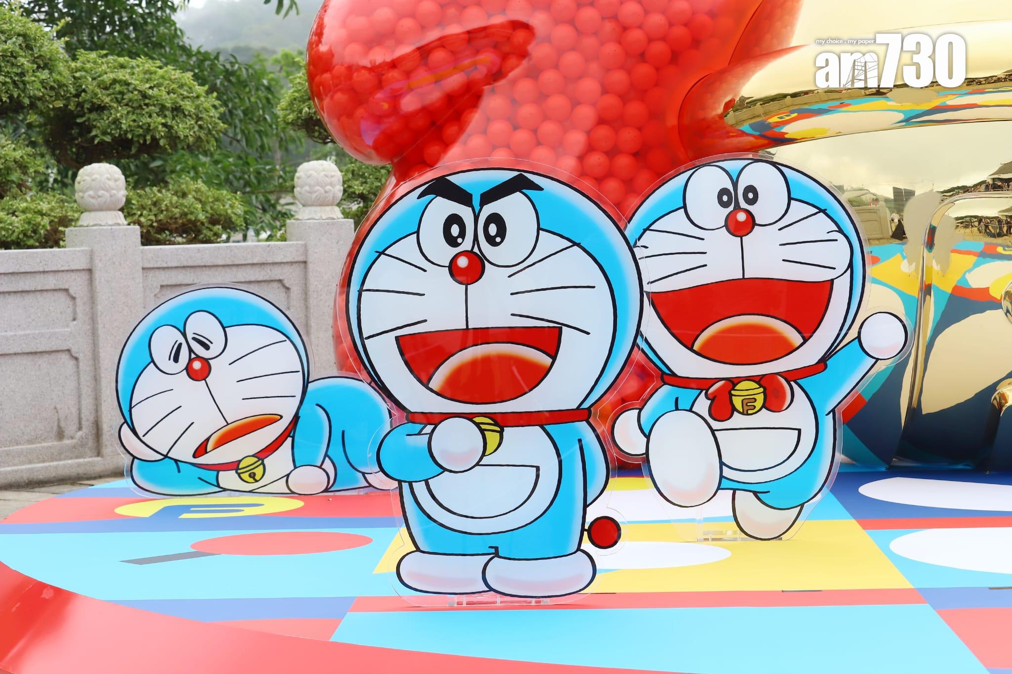 多啦A夢現身昂坪360 下月巡迴特展延長開放一周(羅錦鴻攝)