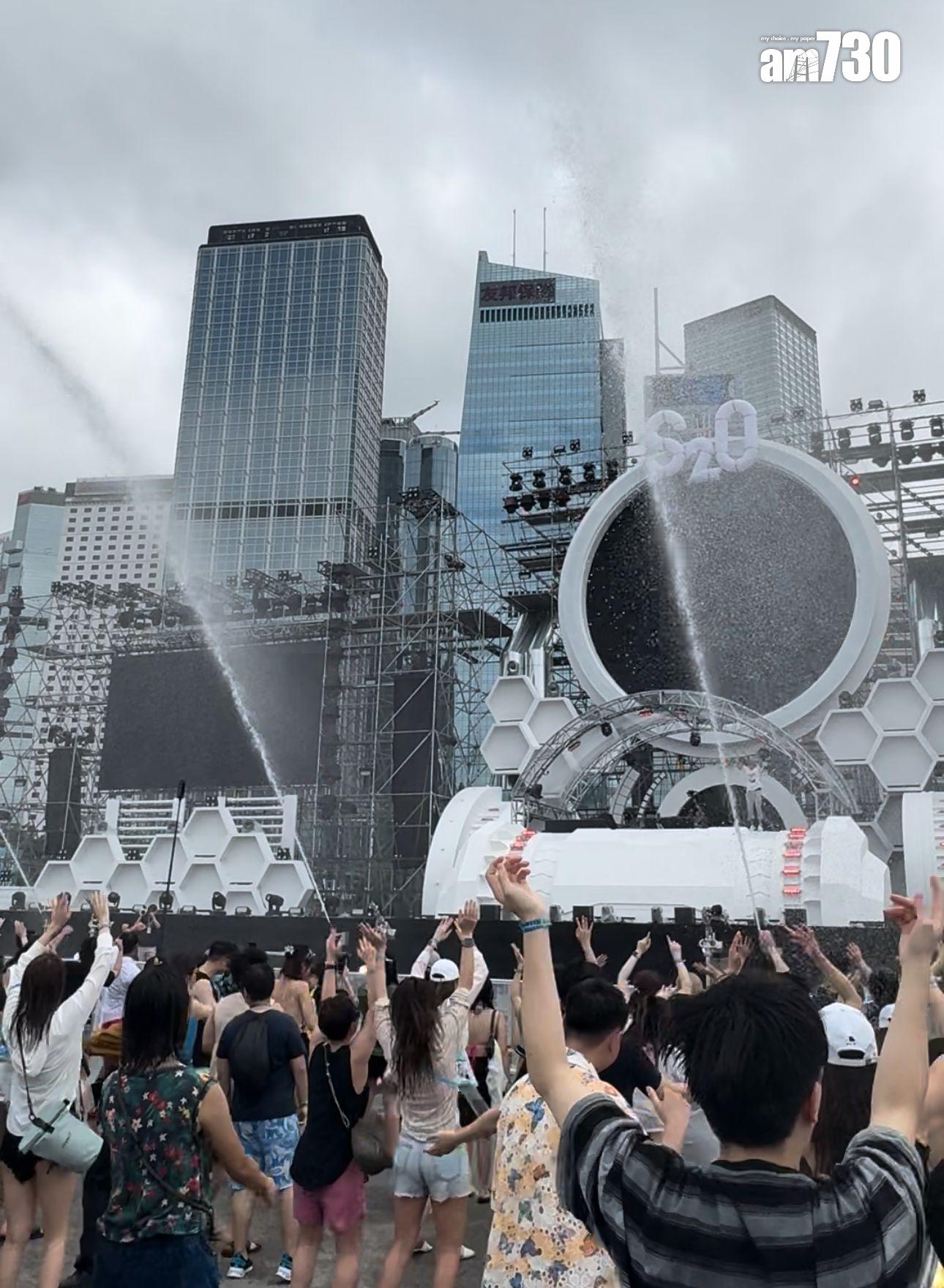 電音和尚「日進大師」為S2O亞洲潑水音樂節香港站打頭陣炒熱氣氛。