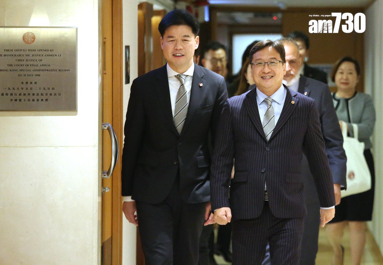 湯文龍出任律師會會長 指看不到香港法治不及其他地方(董立華攝)