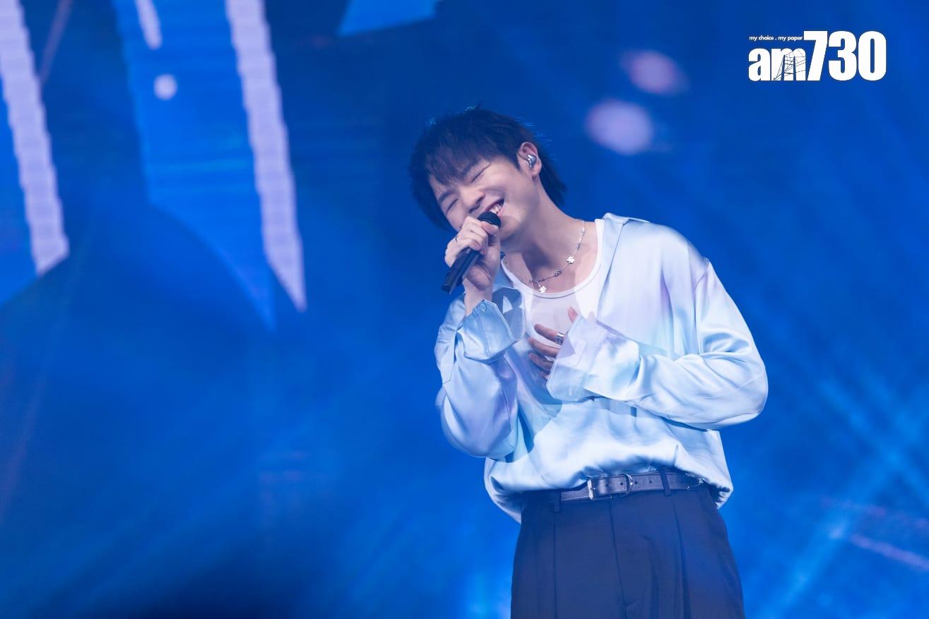 陳卓賢於灣仔會展舉辦《獨一無限陳卓賢生日會2024》。 (蘇文傑攝)