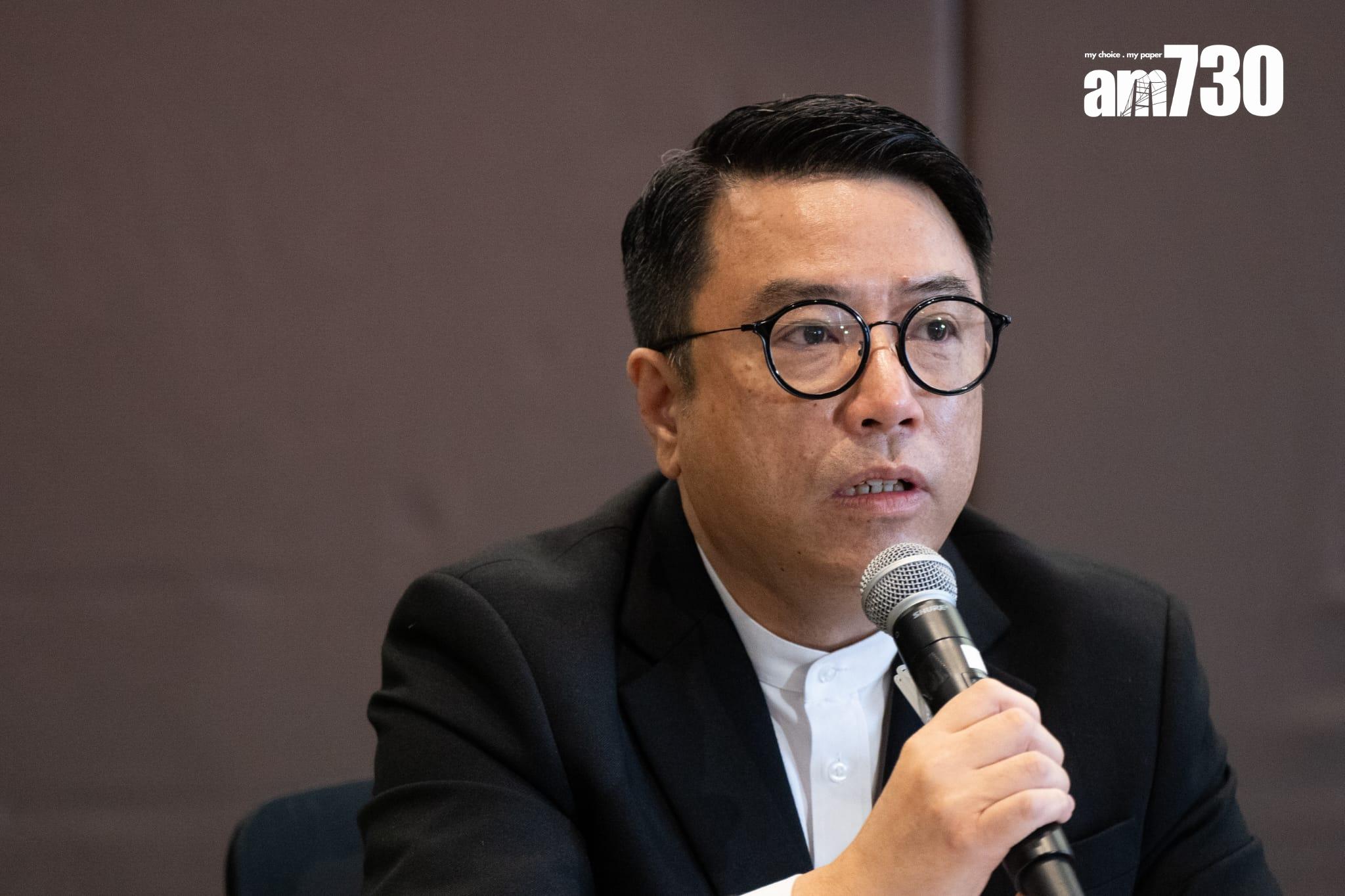 旅遊業相關業界代表召開記者會,講述目前正面對的困難和挑戰(林靄怡攝)