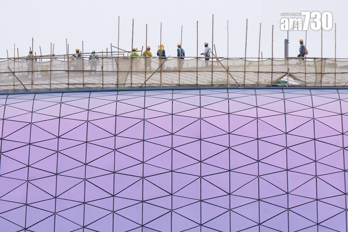 啟德體育園明年分階段啟用。(資料圖片/林靄怡攝)