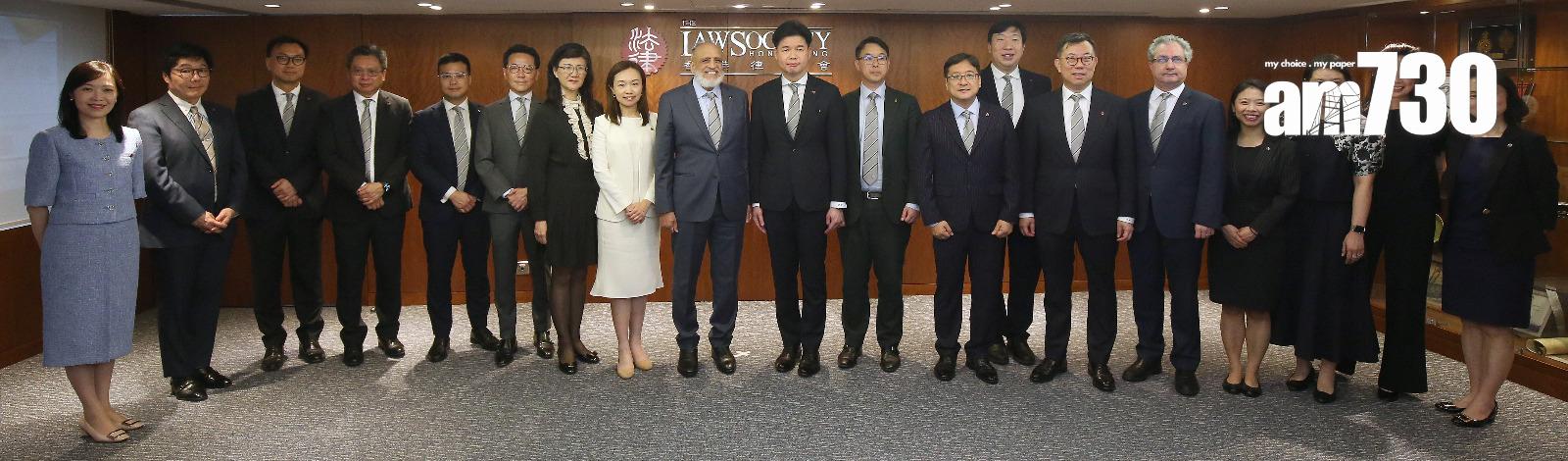 湯文龍出任律師會會長 指看不到香港法治不及其他地方(董立華攝)