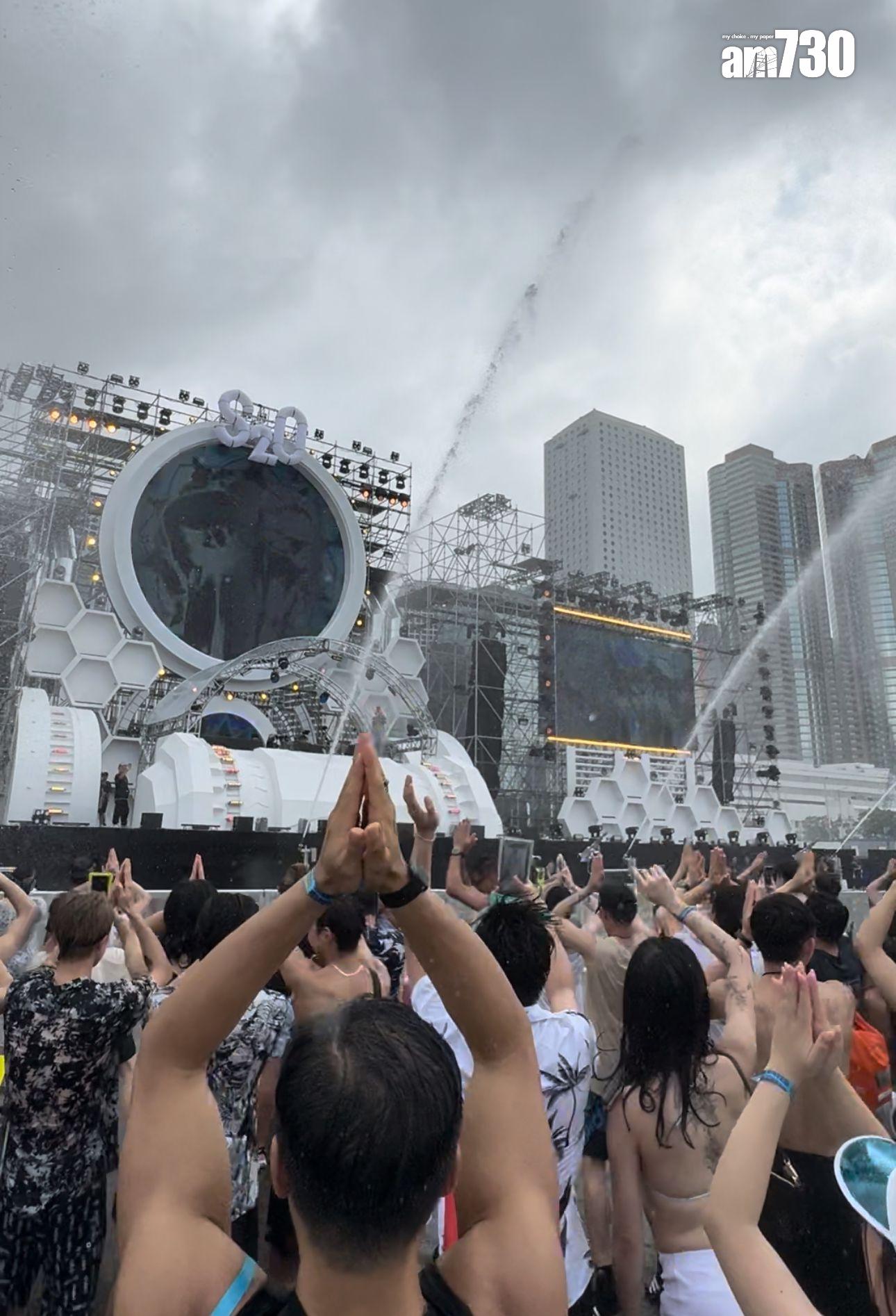 電音和尚「日進大師」為S2O亞洲潑水音樂節香港站打頭陣炒熱氣氛。