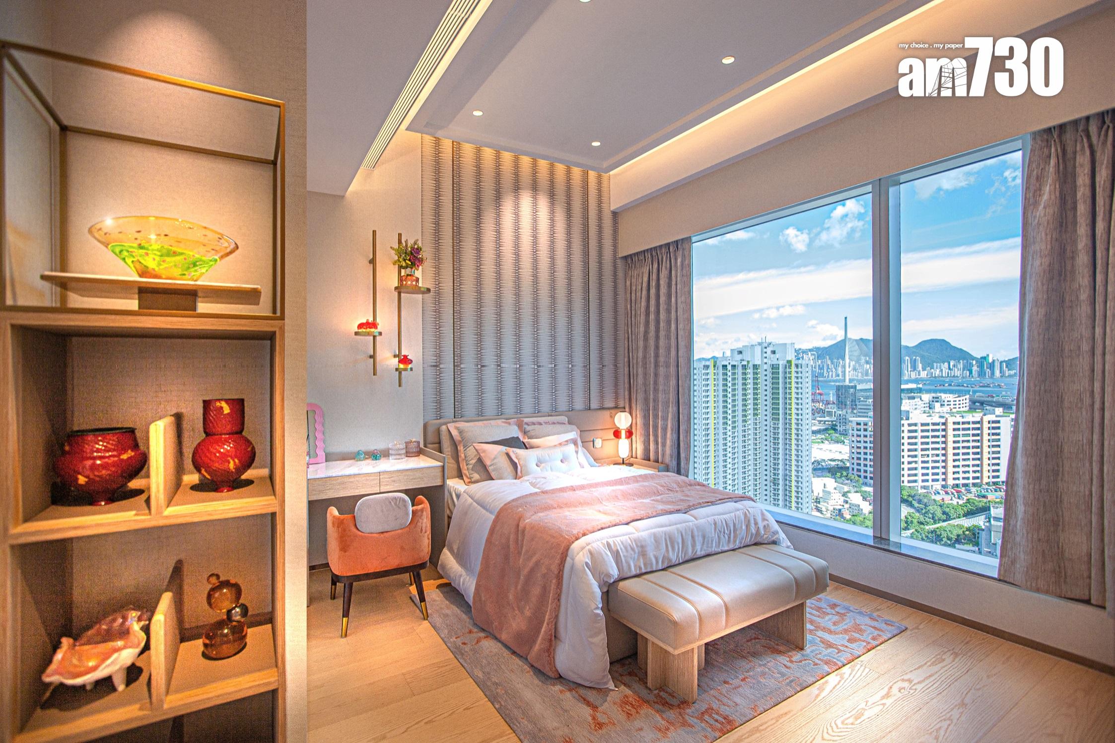 明翹匯示範單位|2685呎四房頂層複式樓王曝光 巨型客廳擁維港景致|青衣新盤