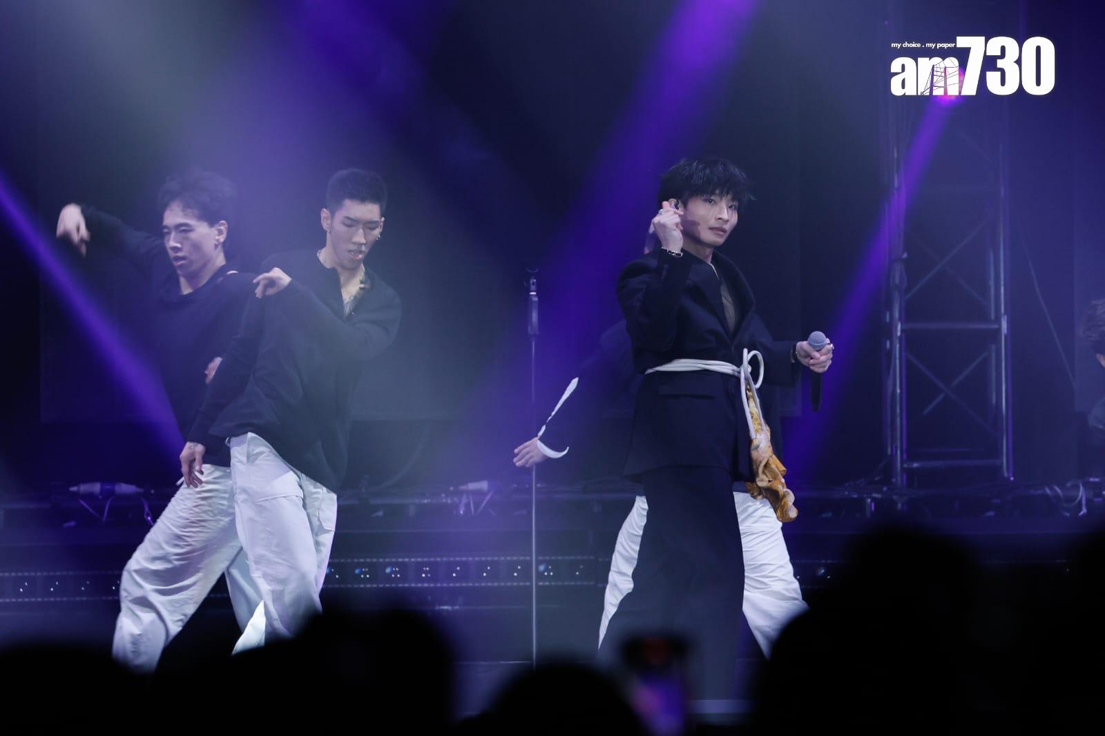 Dee哥在《Katch the POP》音樂會化身「港版 JungKook」挑戰跳唱。(蘇文傑攝)