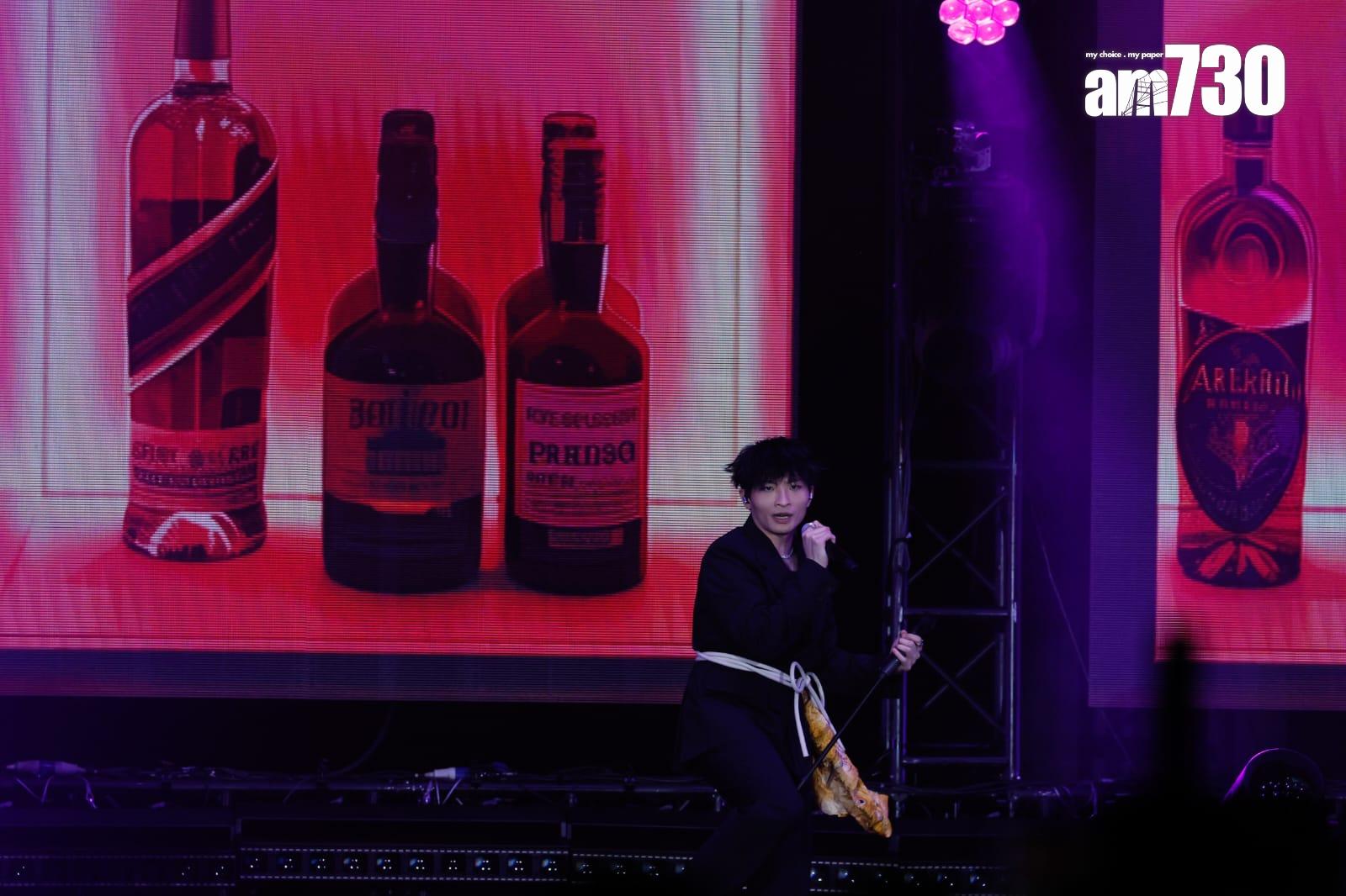 Dee哥在《Katch the POP》音樂會化身「港版 JungKook」挑戰跳唱。(蘇文傑攝)