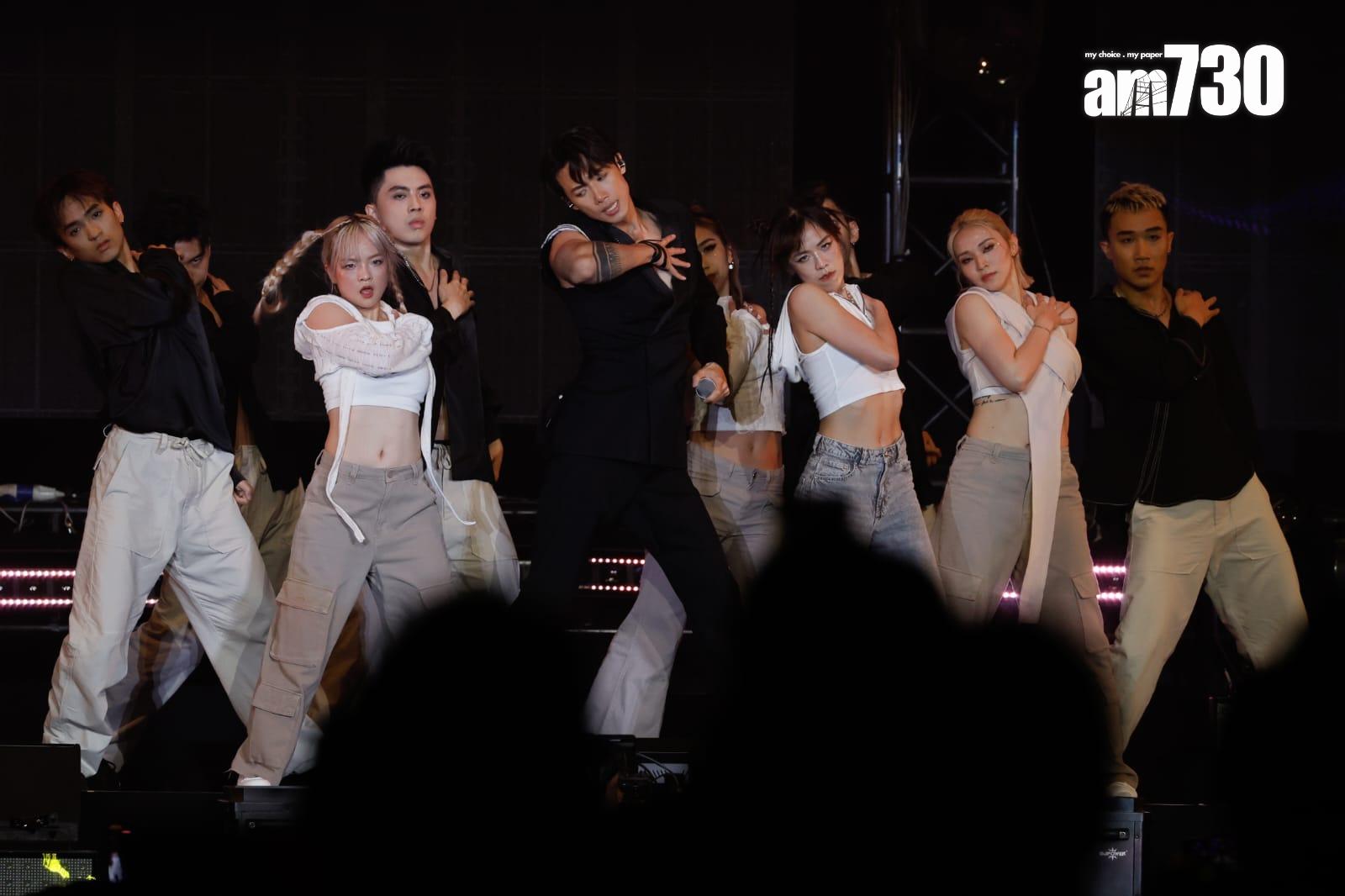 Stanley在《Katch the POP》音樂會首次公開唱跳唱新歌,。(蘇文傑攝)