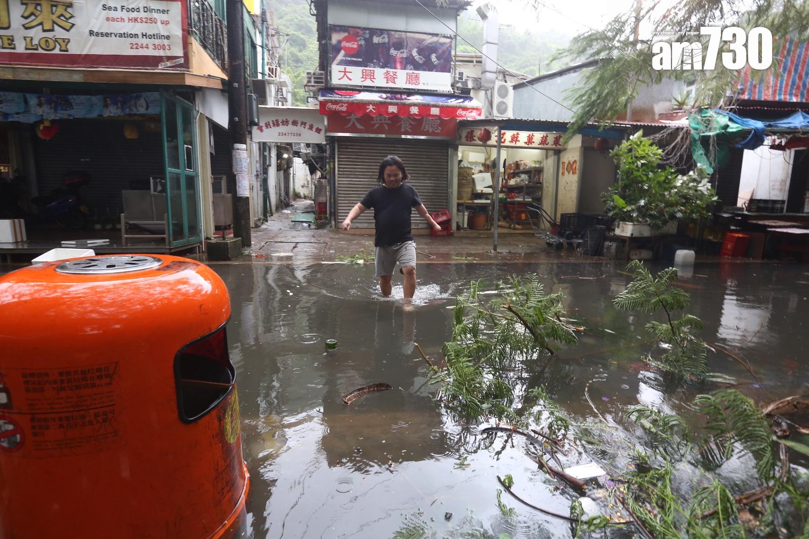 颱風天鴿回顧|鯉魚門三家村