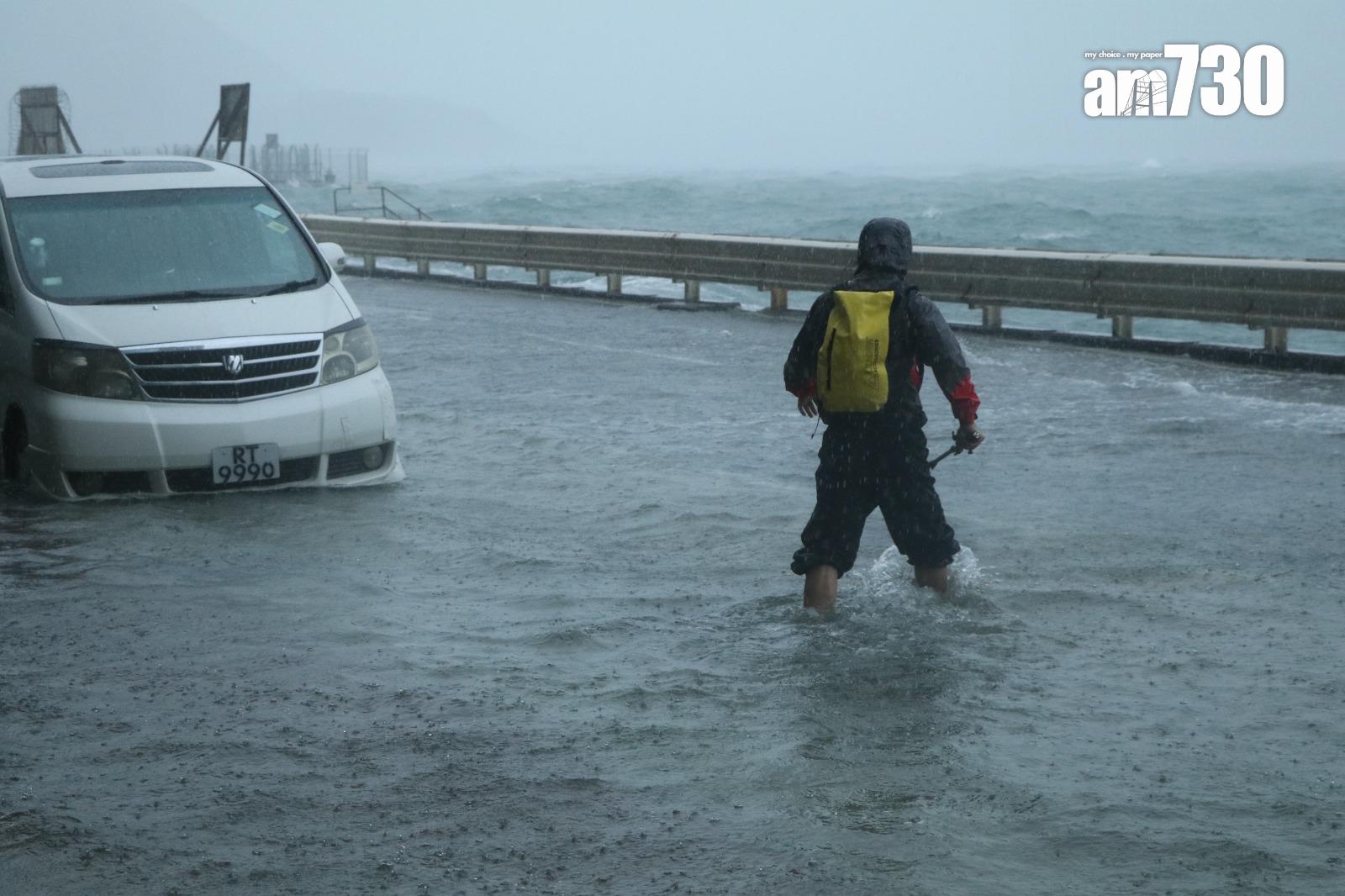 颱風天鴿回顧|十號風球西環堅尼地城