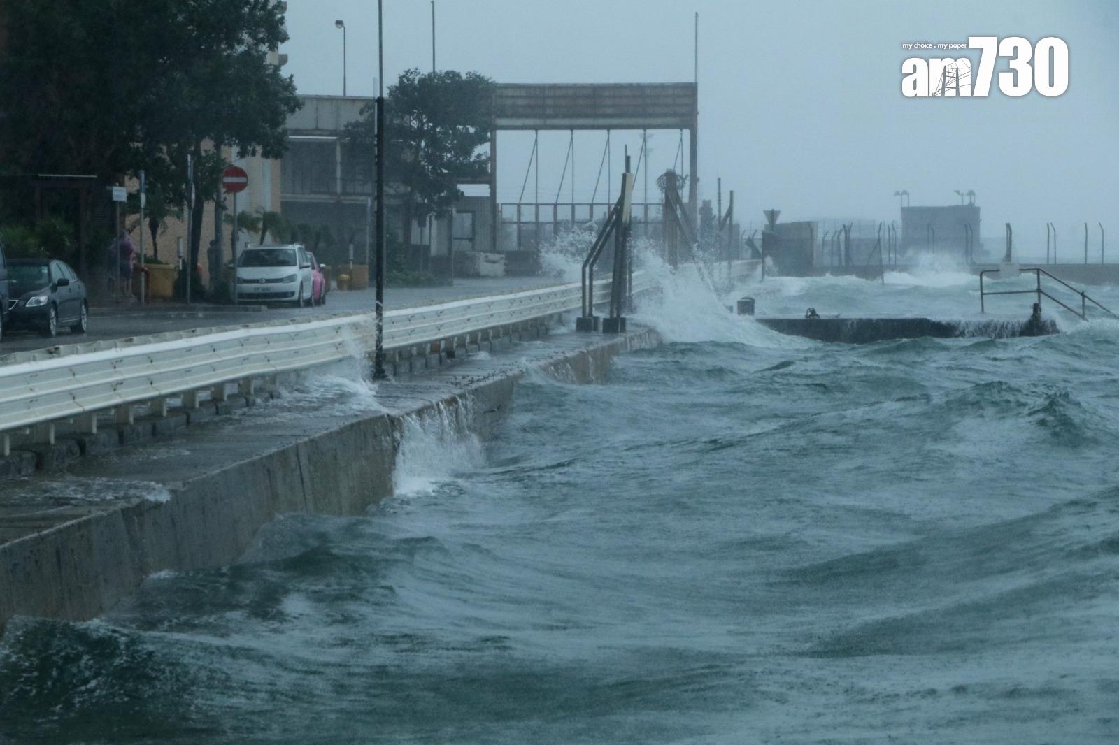 颱風天鴿回顧|十號風球西環堅尼地城