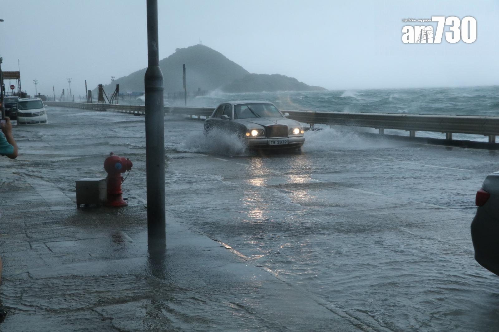 颱風天鴿回顧|十號風球西環堅尼地城