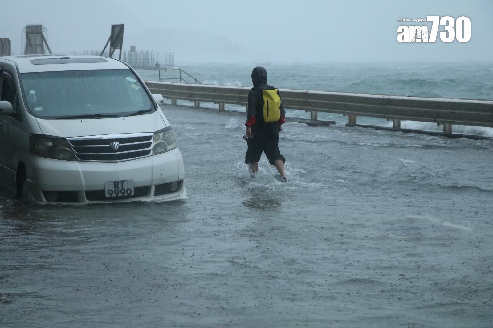 颱風天鴿回顧|十號風球西環堅尼地城