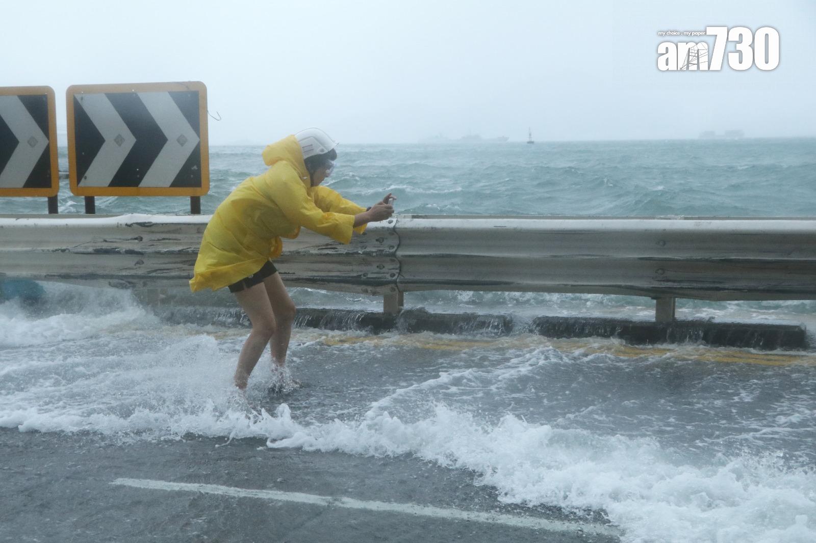 颱風天鴿回顧|十號風球西環堅尼地城