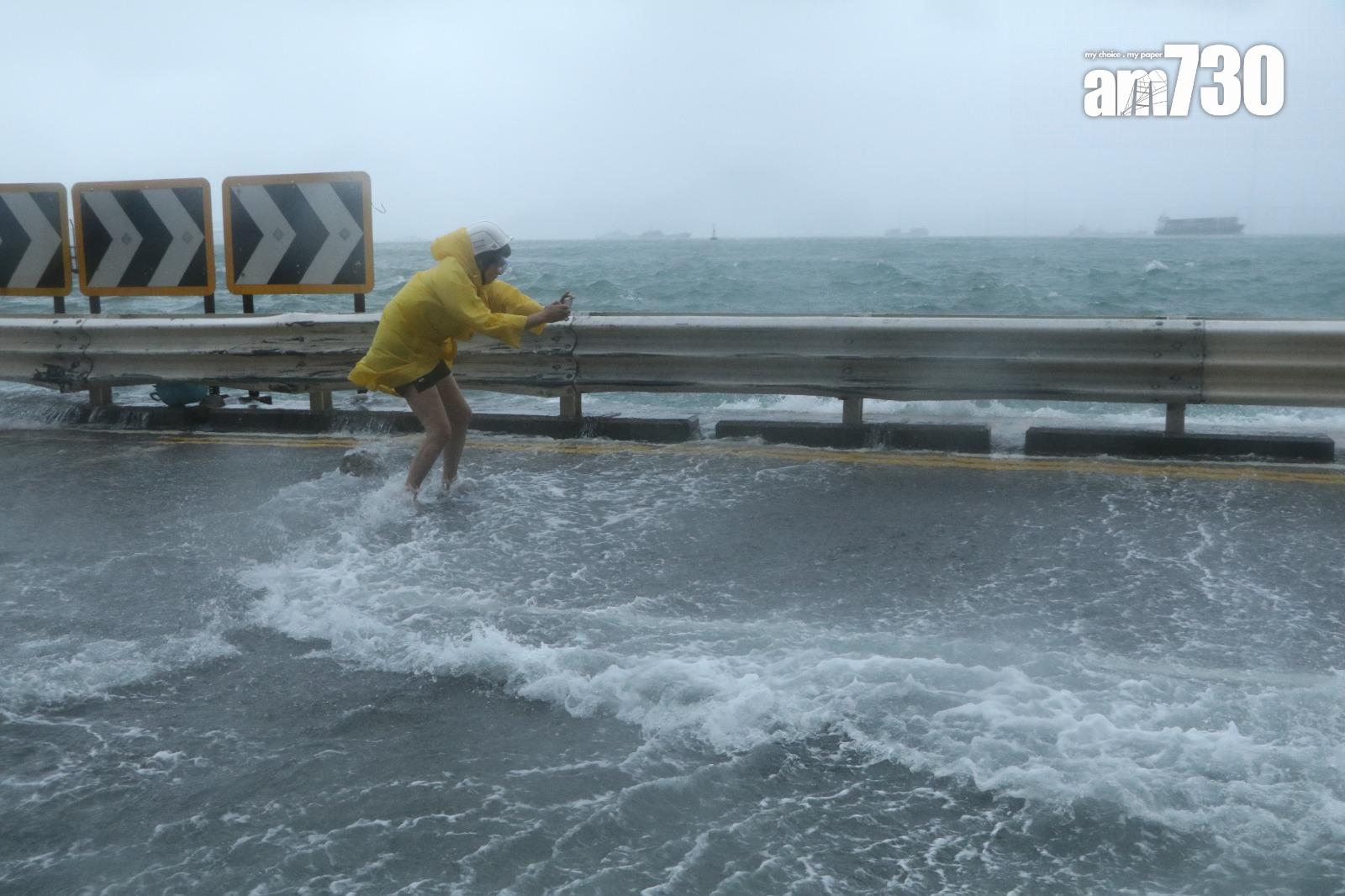 颱風天鴿回顧|十號風球西環堅尼地城