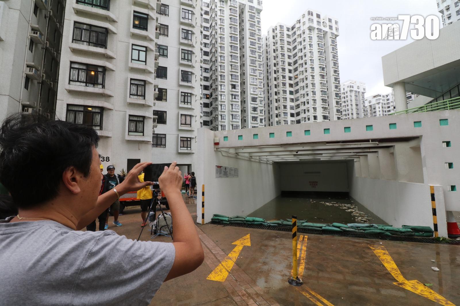颱風天鴿回顧|十號風球杏花邨