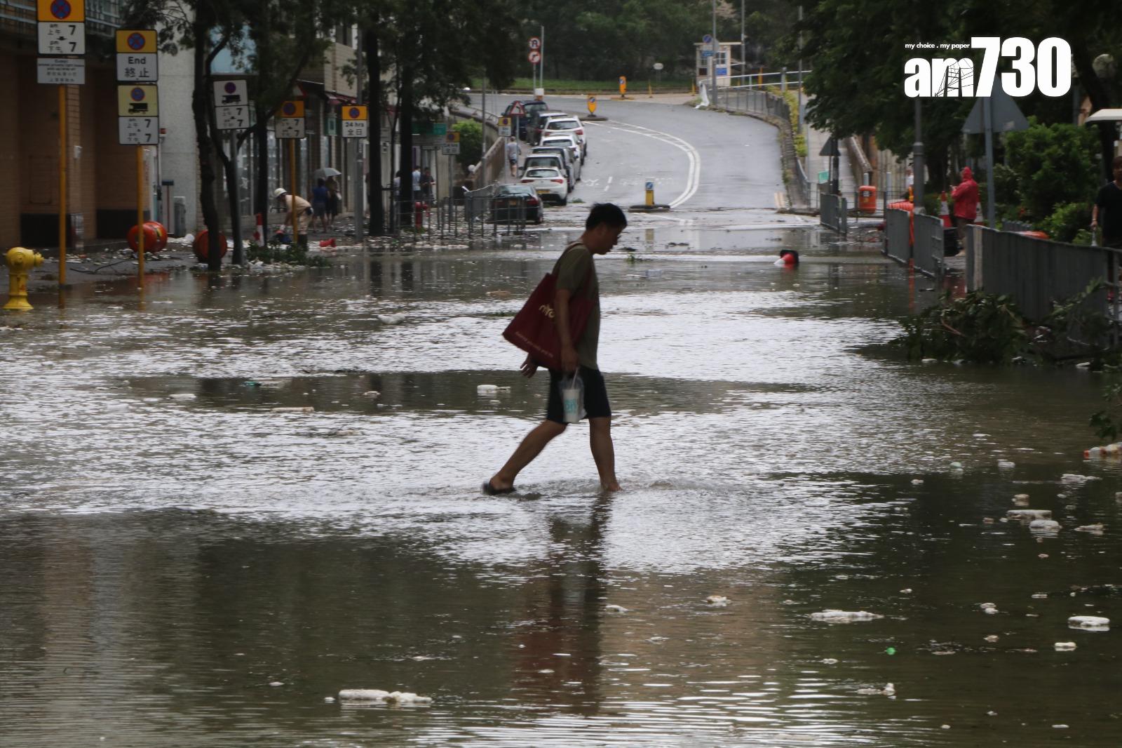 颱風天鴿回顧|十號風球杏花邨