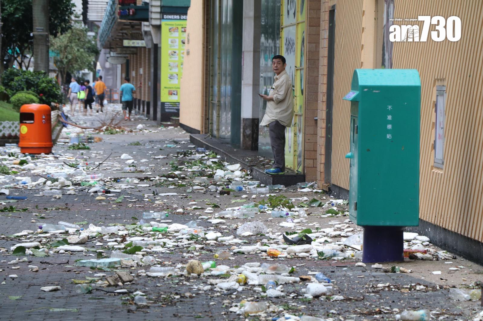 颱風天鴿回顧|十號風球杏花邨