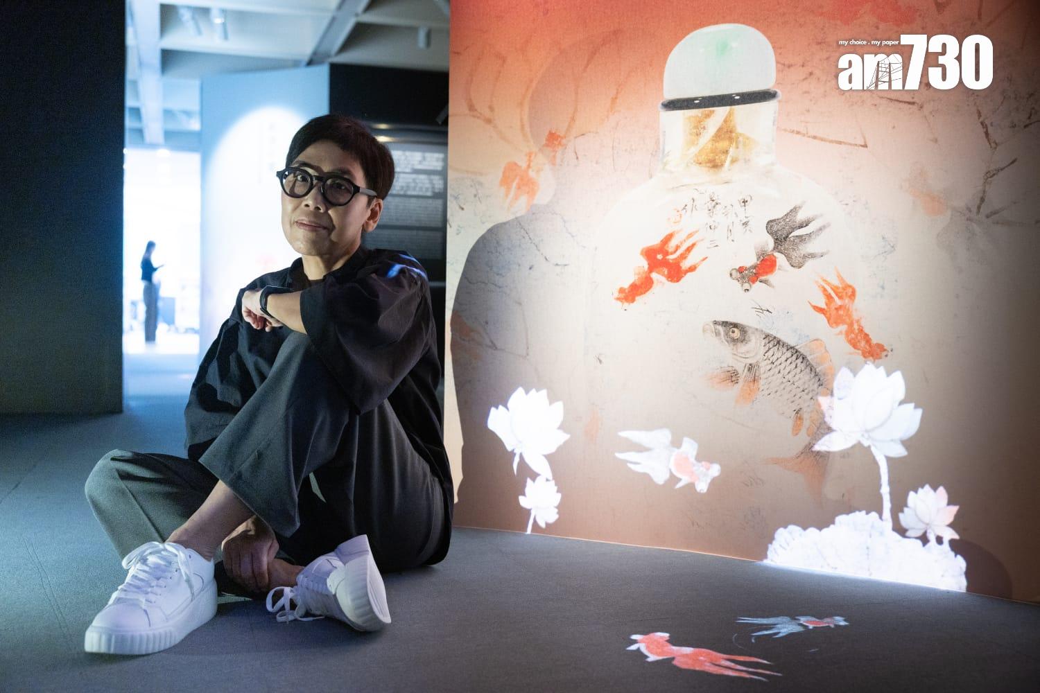 香港藝術館高級設計師歐淑雯入職近兩年,已參與14個展覽設計。(蘇文傑攝)