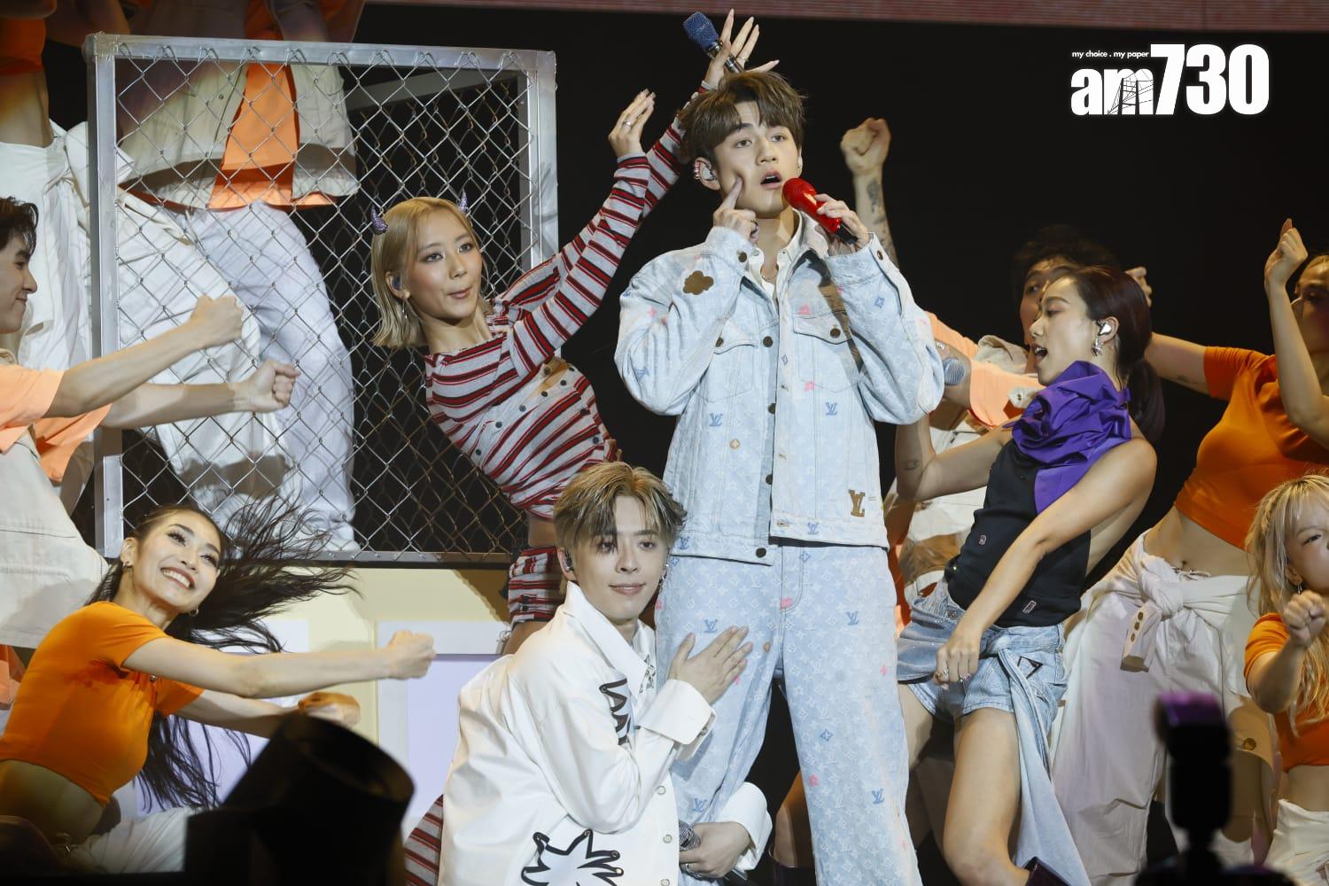 《拉闊音樂會 SparkleキラキラEDAN x JACE x JEFFREY x MARF》於亞博舉行。(蘇文傑攝)