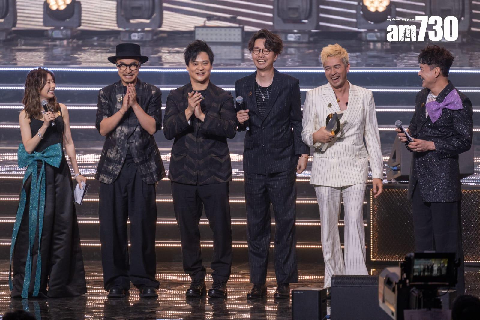 Dear Jane獲頒「最佳樂隊/組合獎」金獎。(陳奕釗攝)