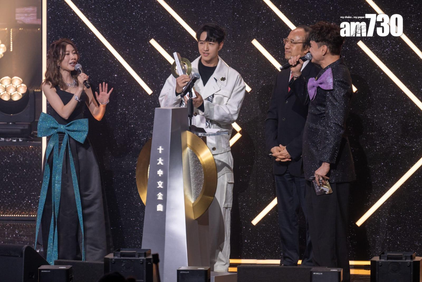 「CASH最佳創作歌手獎金獎」由馮允謙獲得。(陳奕釗攝)