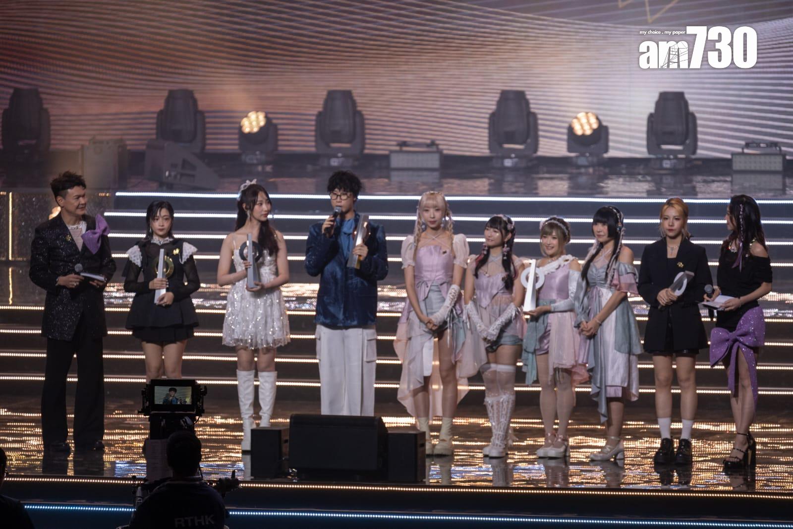 最有前途新人獎各得主。(陳奕釗攝)