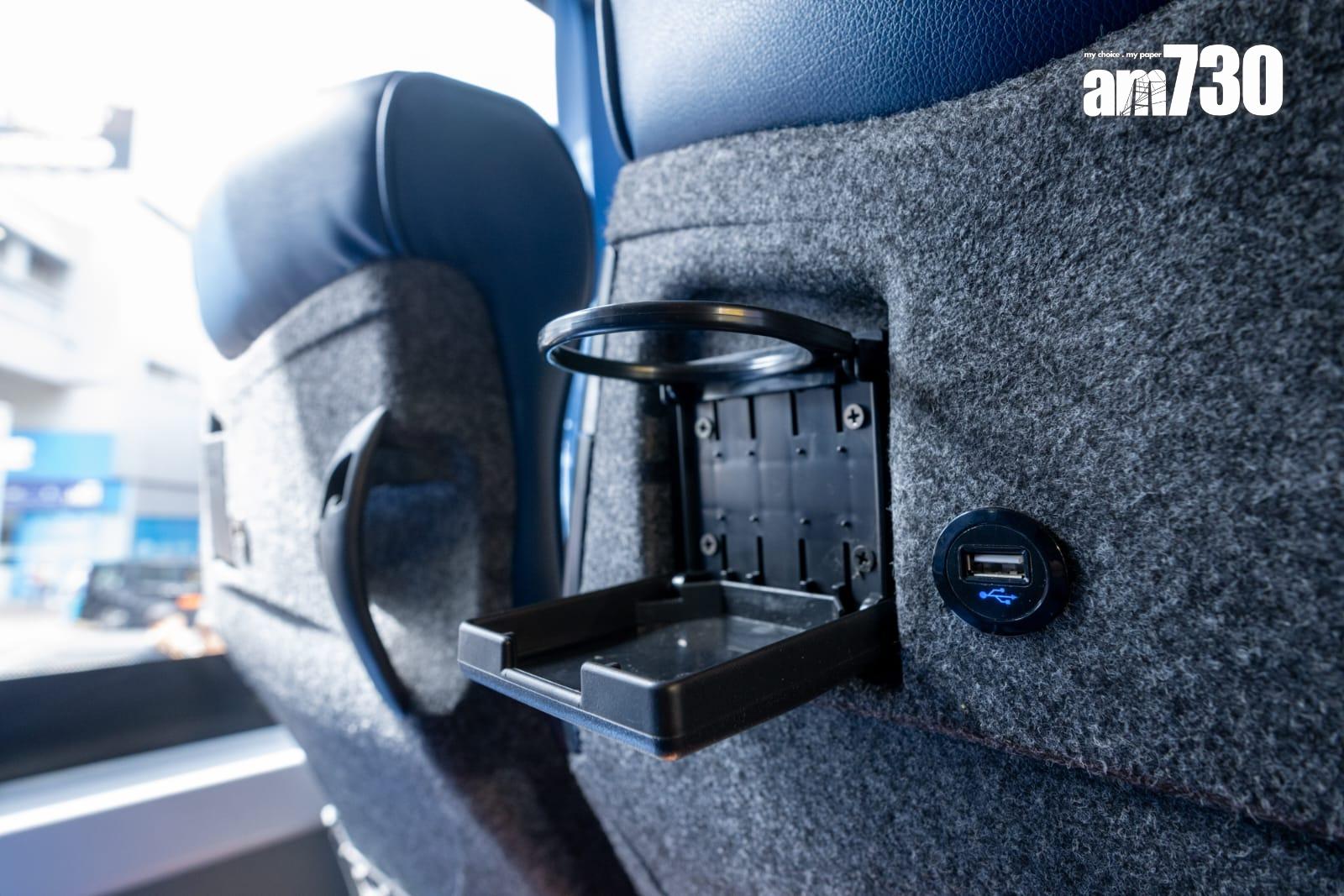 引入首輛電動旅遊巴投入跨境服務 明起免費試搭一個月 (陳奕釗攝)