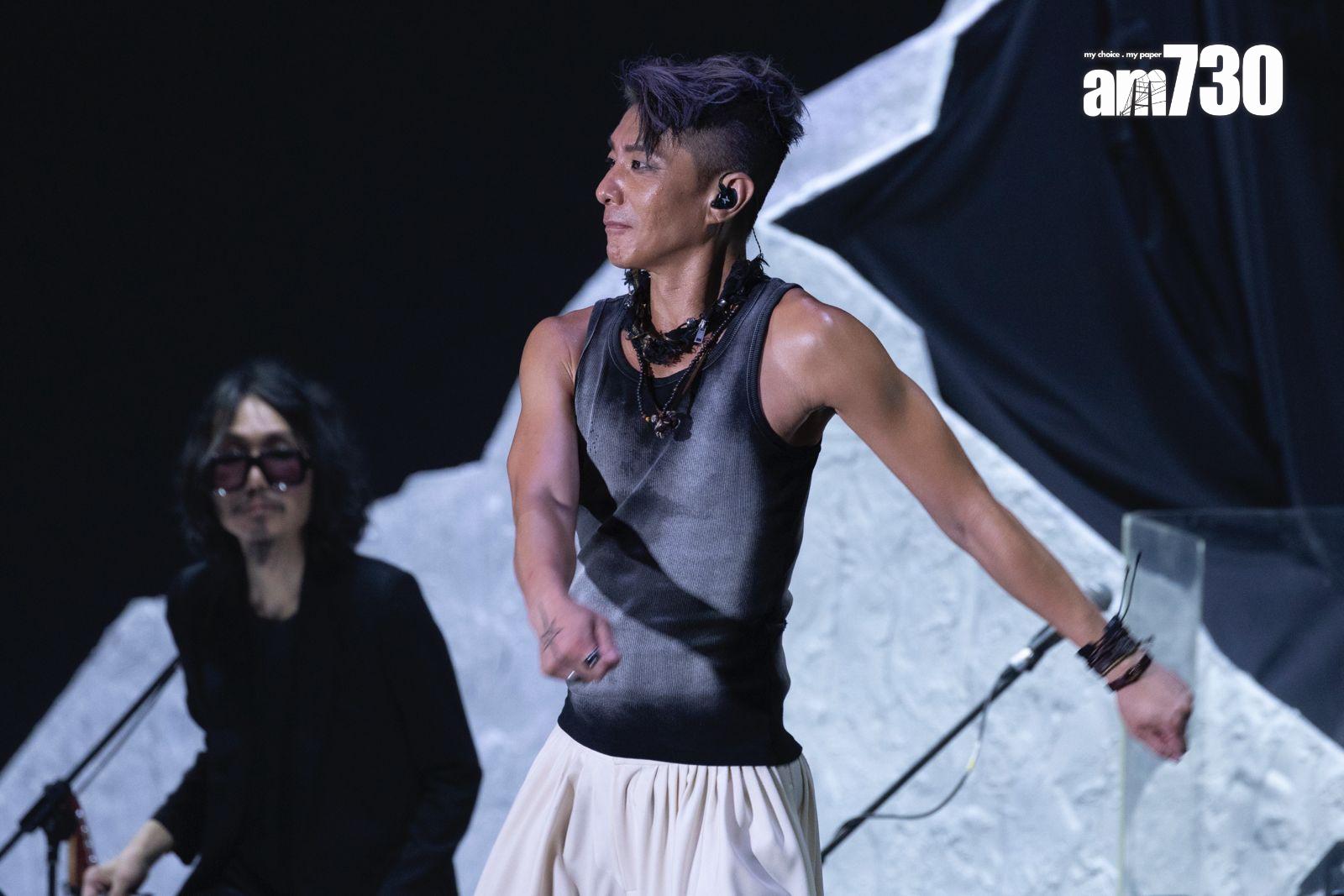 方皓玟與周國賢首個合作的音樂會《The Parallel Live》,周仔特地為開騷練跑瘦身。(蘇文傑攝)