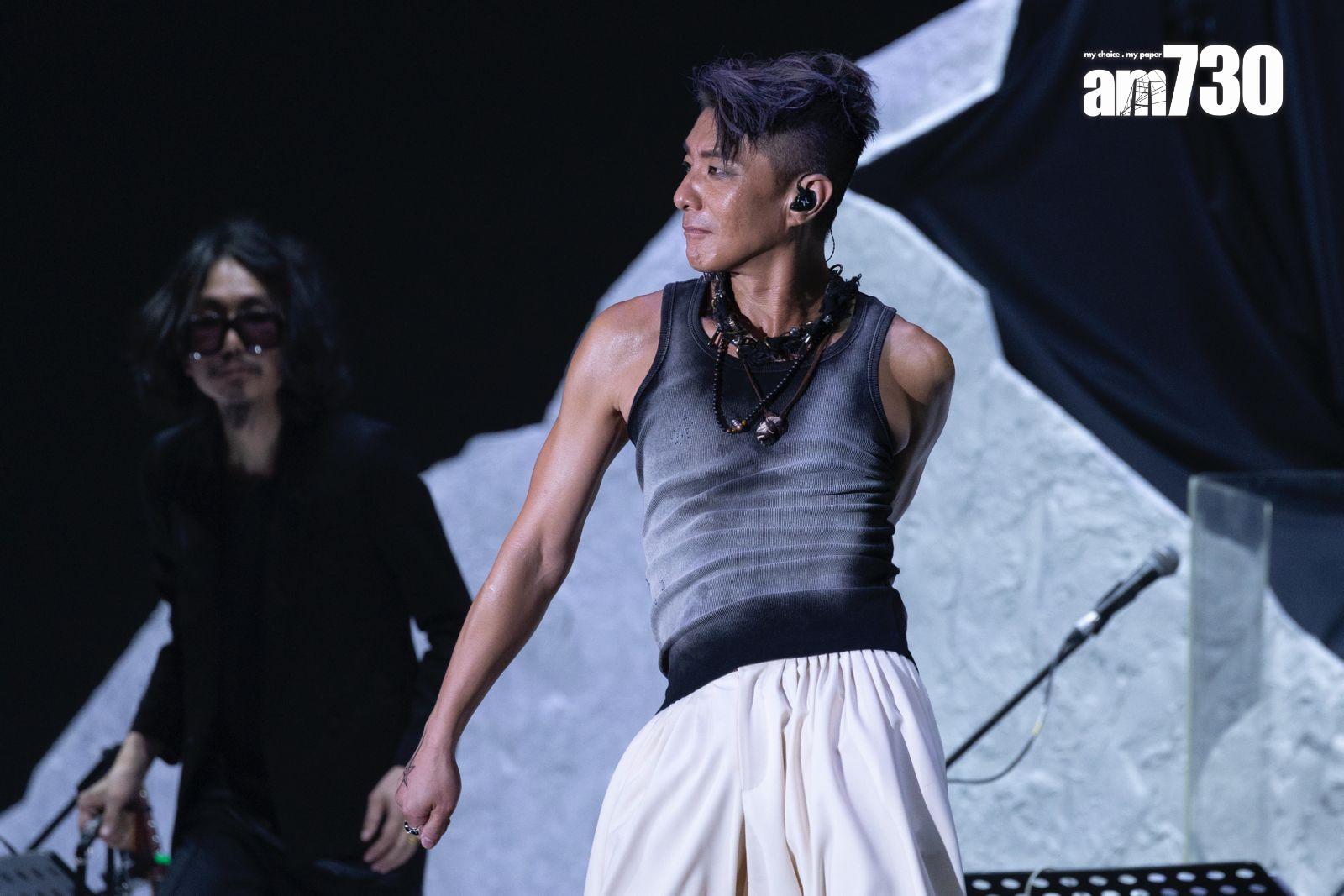 方皓玟與周國賢首個合作的音樂會《The Parallel Live》,周仔特地為開騷練跑瘦身。(蘇文傑攝)