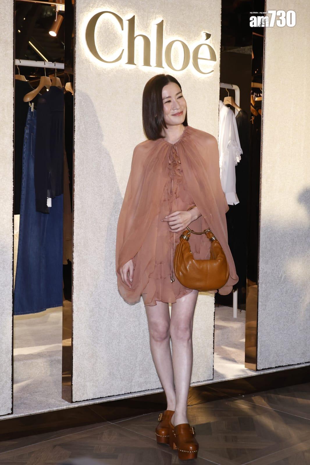 佘詩曼靚爆出席品牌活動。(林俊源攝)