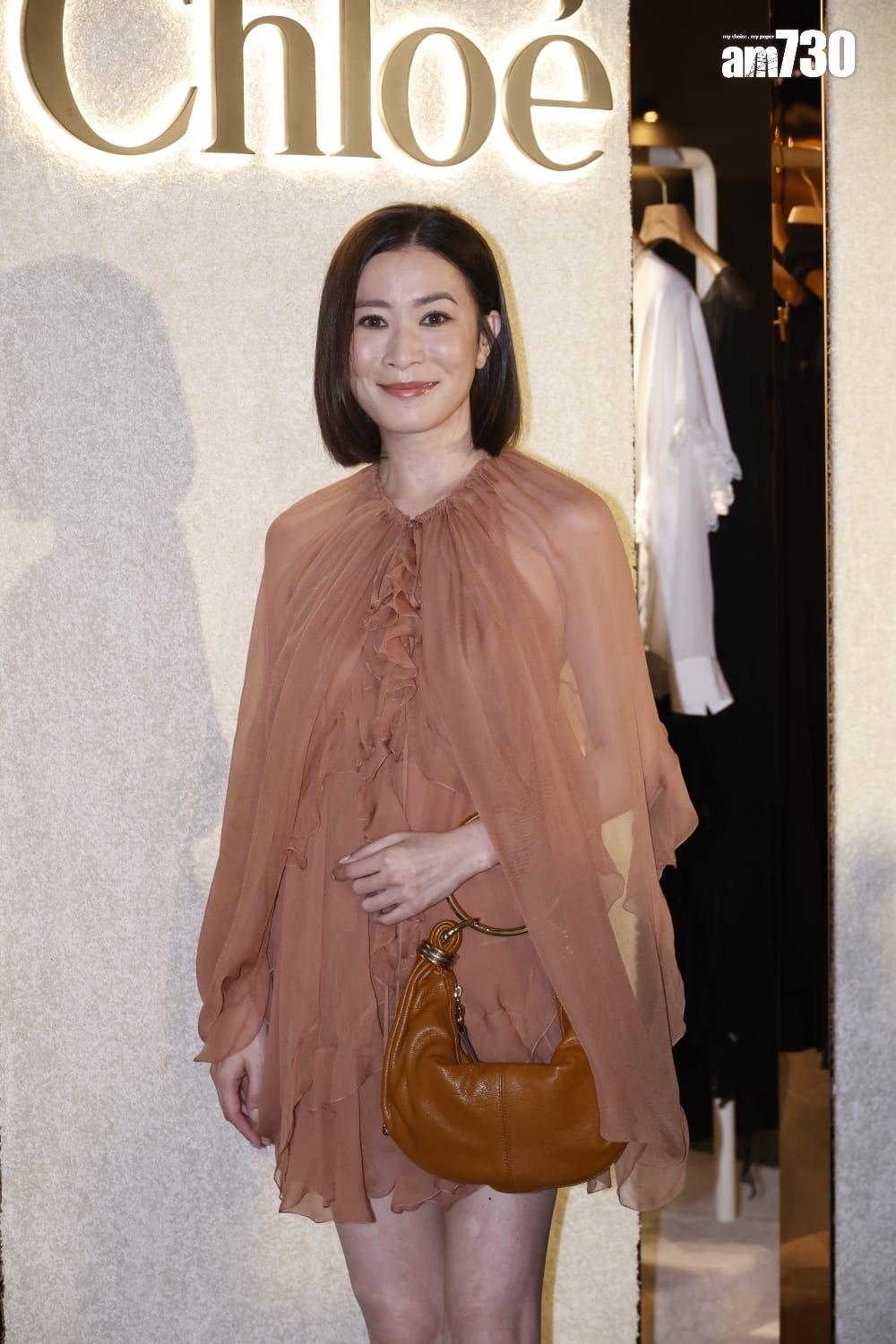 佘詩曼靚爆出席品牌活動。(林俊源攝)