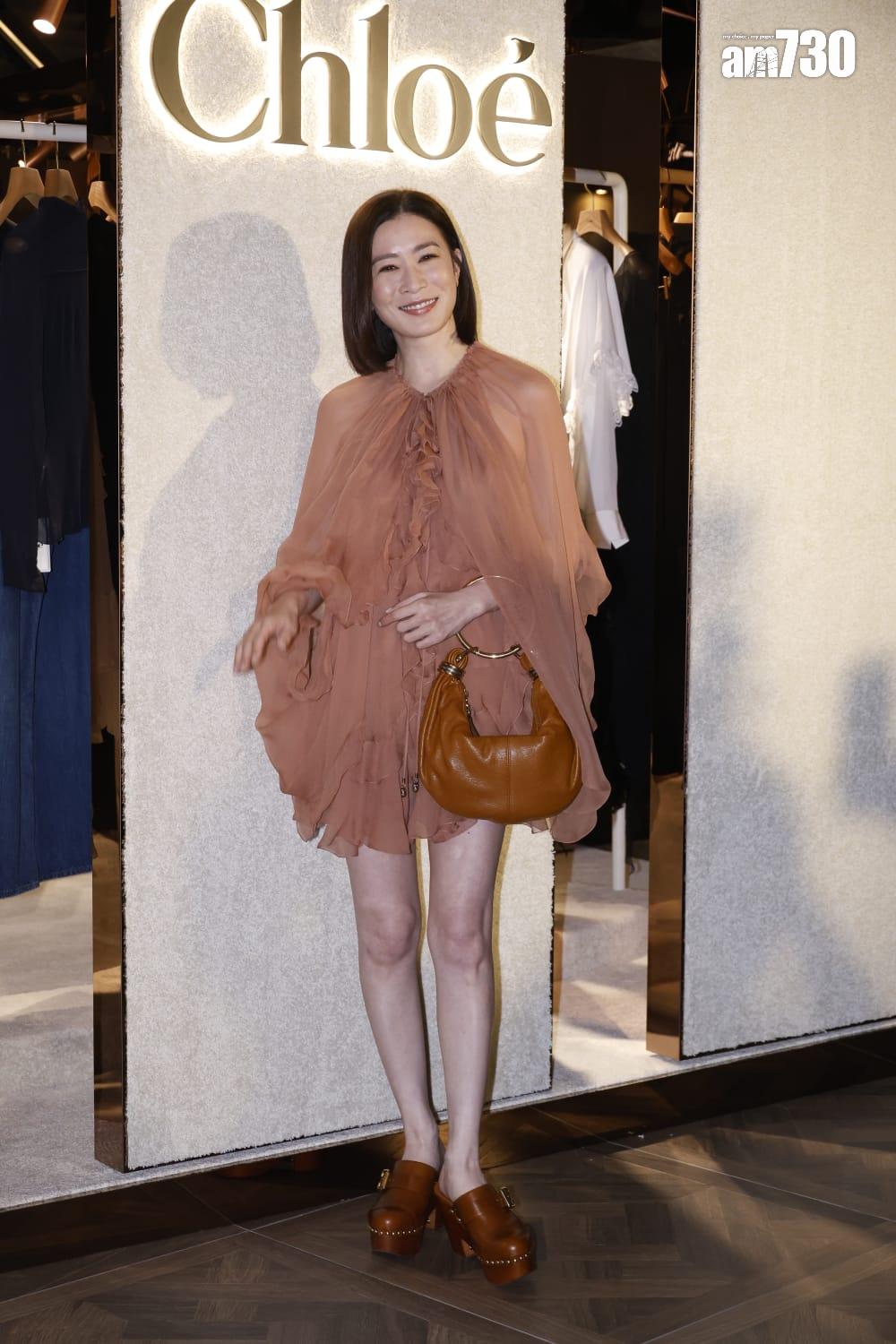 佘詩曼靚爆出席品牌活動。(林俊源攝)