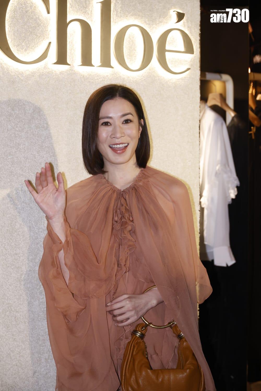 佘詩曼靚爆出席品牌活動。(林俊源攝)