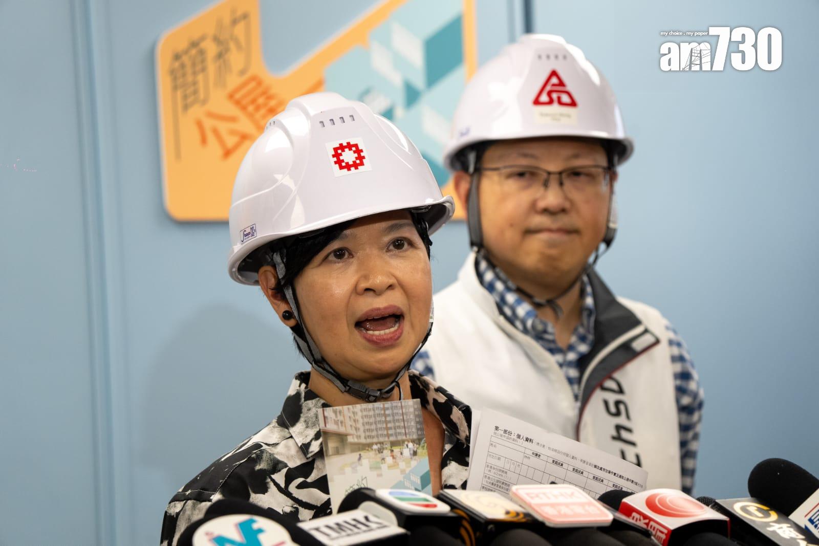 房屋局局長何永賢否認制定優次計分制是擔心新界區入住率。(林靄怡攝)