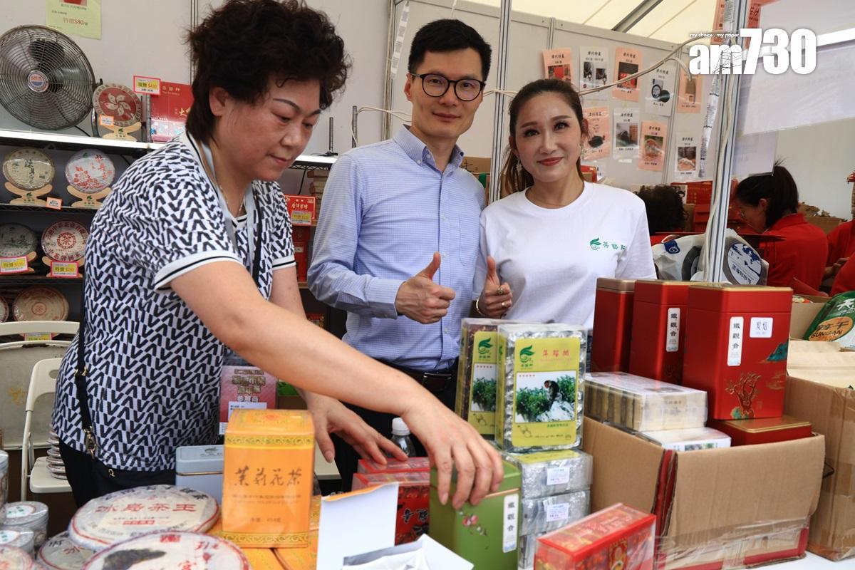 家鄉市集嘉年華一連5日在維多利亞公園舉行至6月5日。(中通社)