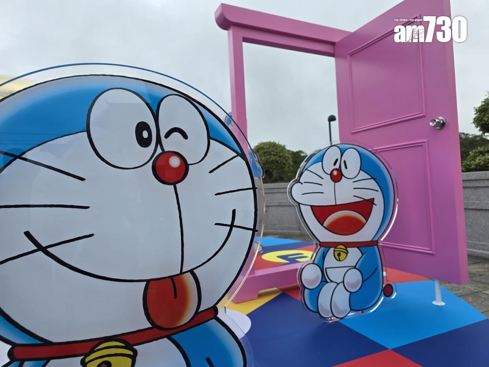 多啦A夢現身昂坪360 下月巡迴特展延長開放一周(羅錦鴻攝)