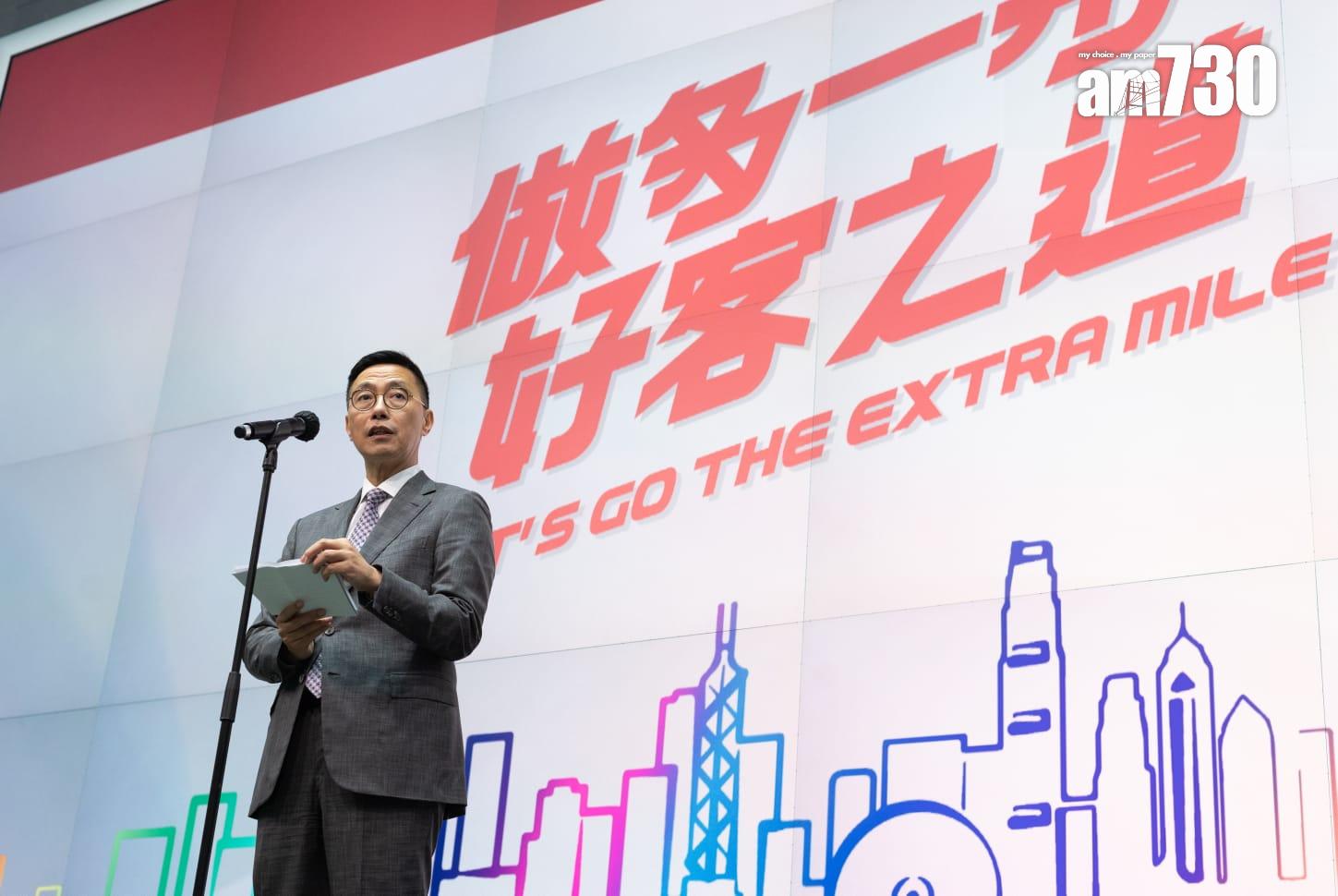 政府啟動「好客之道」運動,楊潤雄說有信心香港人本身的基因都是好客和禮貌。(蘇文傑攝)