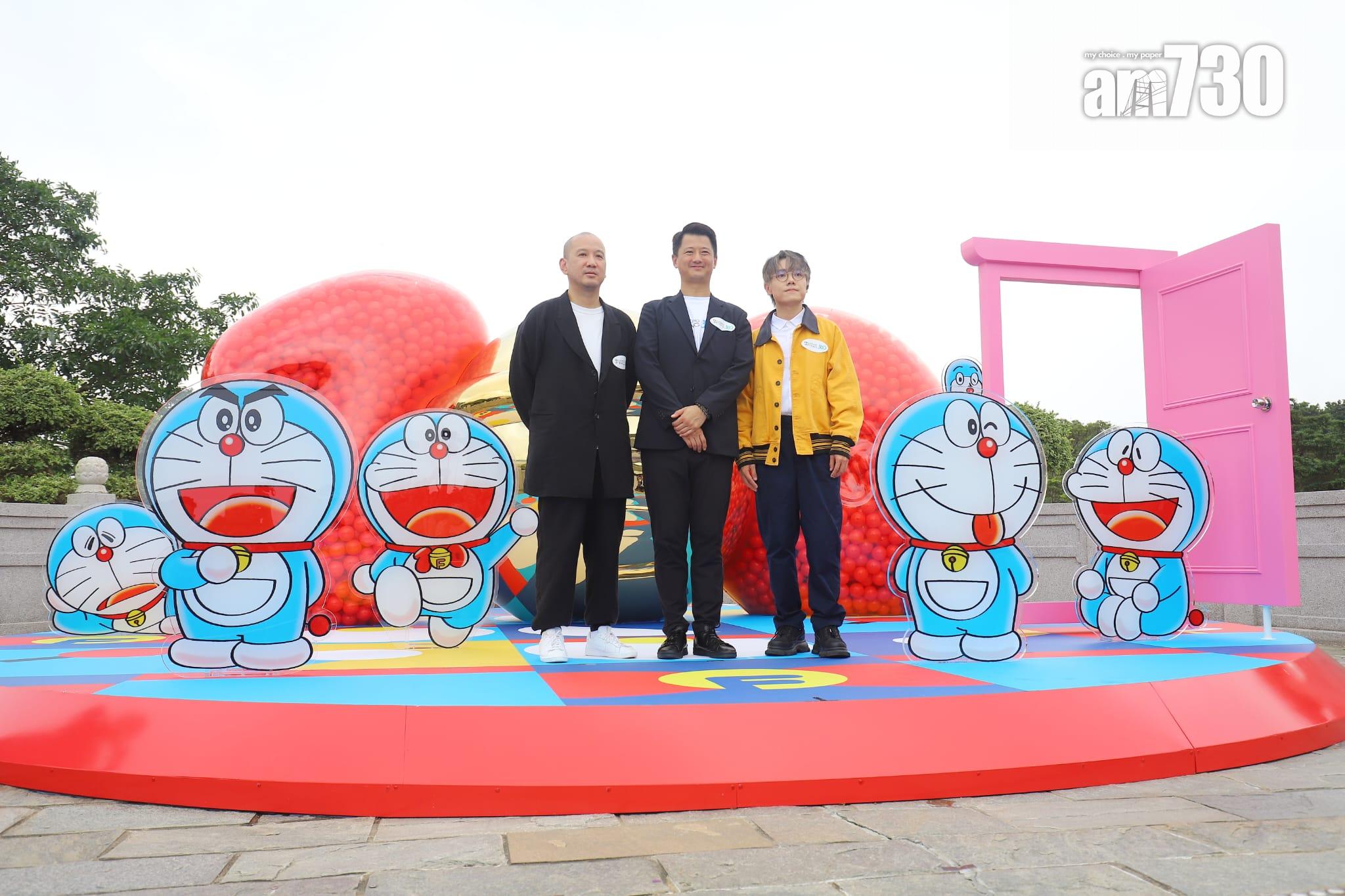 多啦A夢現身昂坪360 下月巡迴特展延長開放一周(羅錦鴻攝)