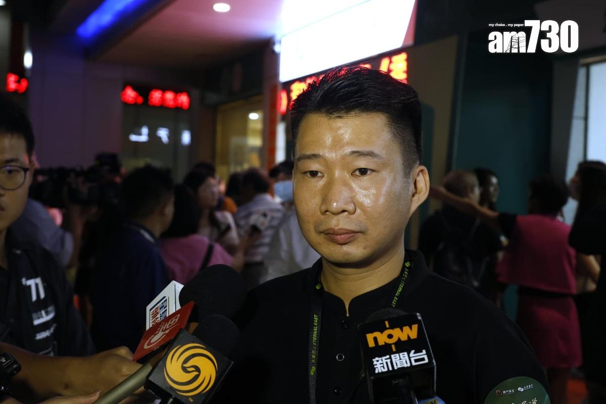 謝蔚俊相信,今日擠塞與不少人想見證新路啟用所致。(林俊源攝)