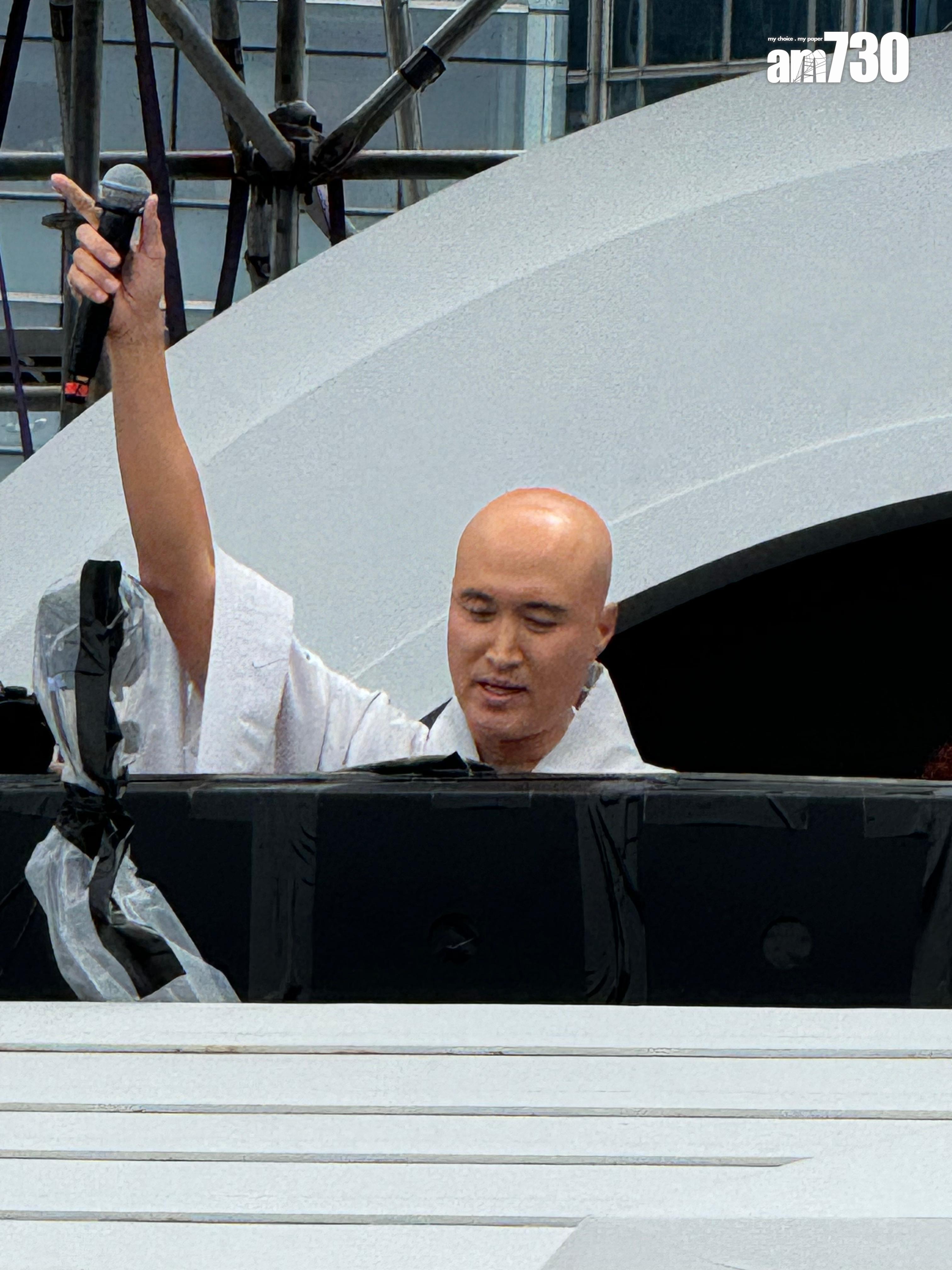 電音和尚「日進大師」為S2O亞洲潑水音樂節香港站打頭陣炒熱氣氛。