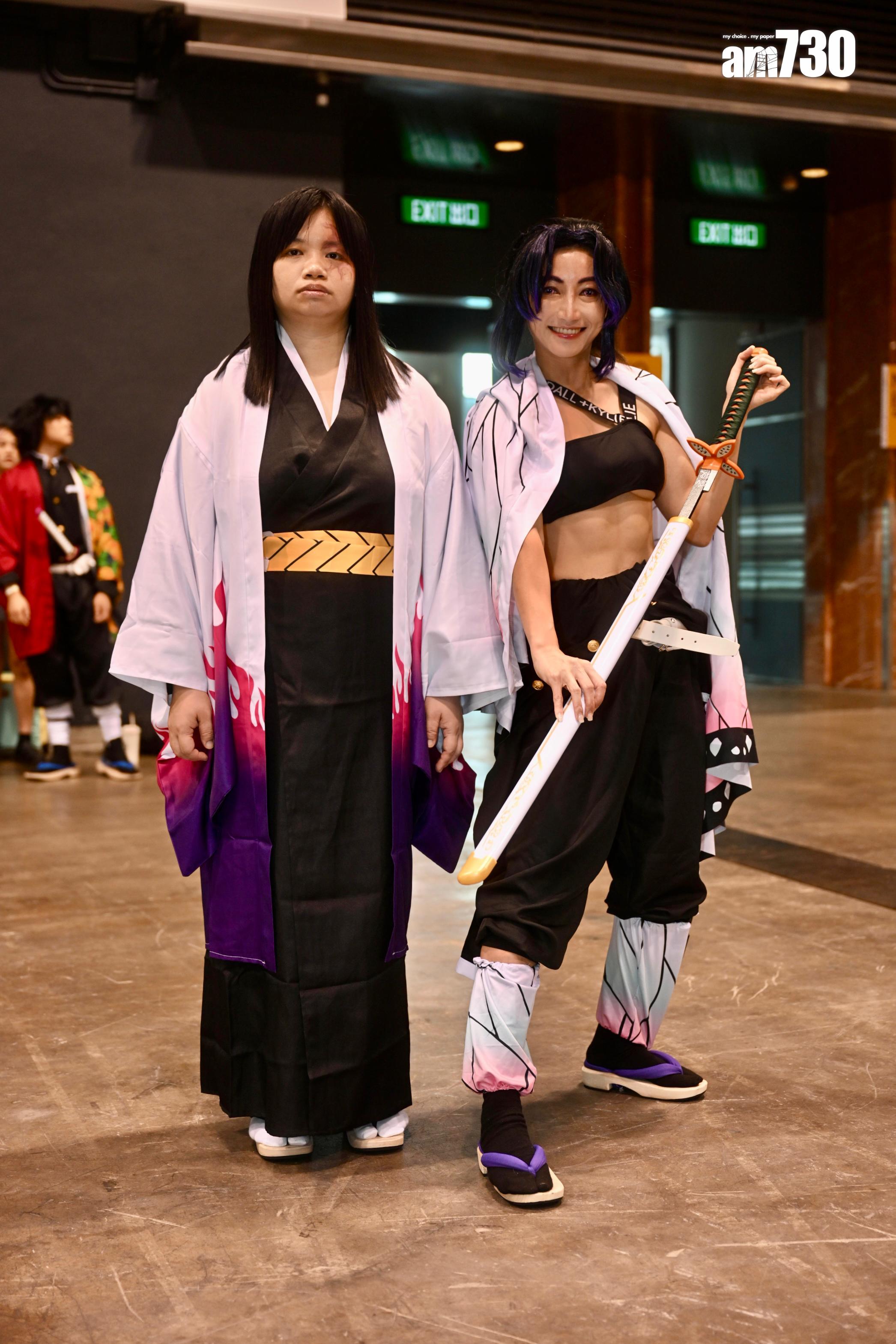 薛影儀與好姊妹黃榕殺入香港動漫電玩節2024。 (娛樂組攝)